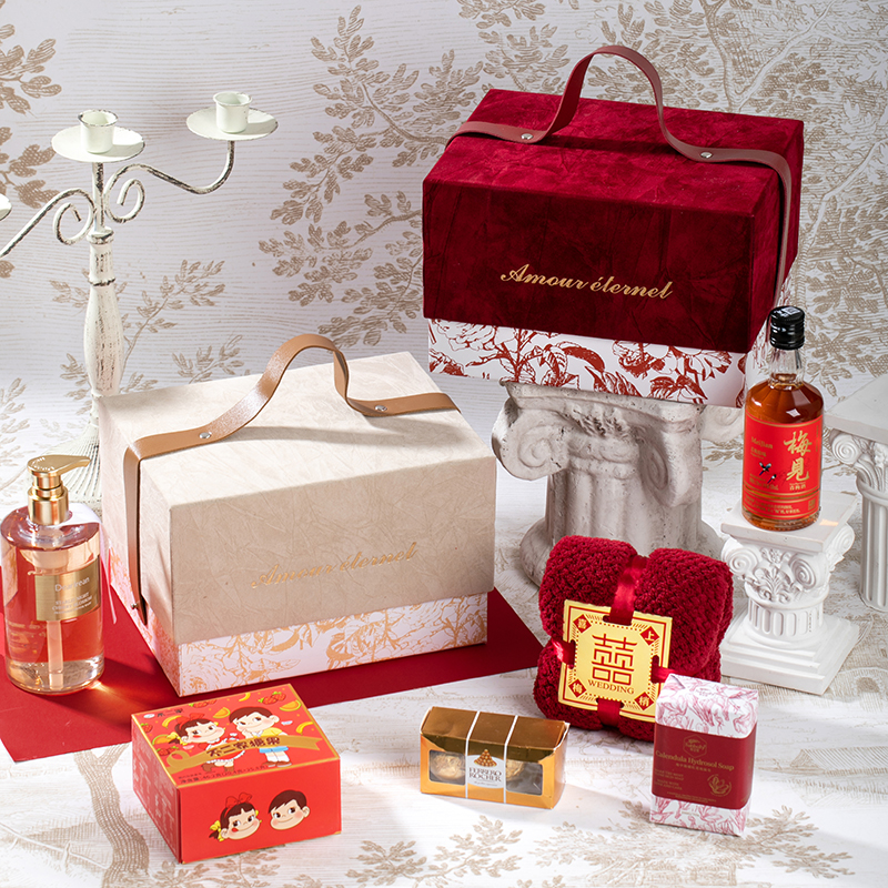 法式浪漫婚禮回禮｜伴娘伴手禮陌上花開絲絨禮盒 低調(diào)的儀式感