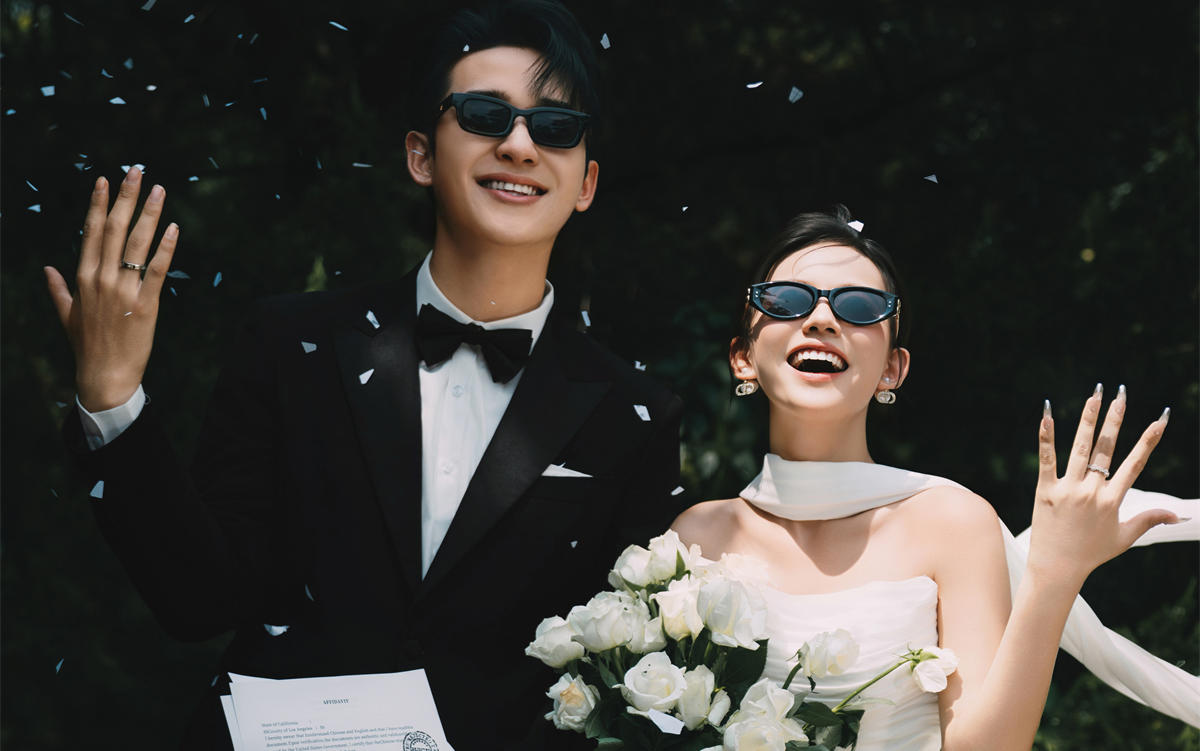 【D視覺(jué)攝影】反傳統(tǒng)的戶外森系甜酷婚紗照