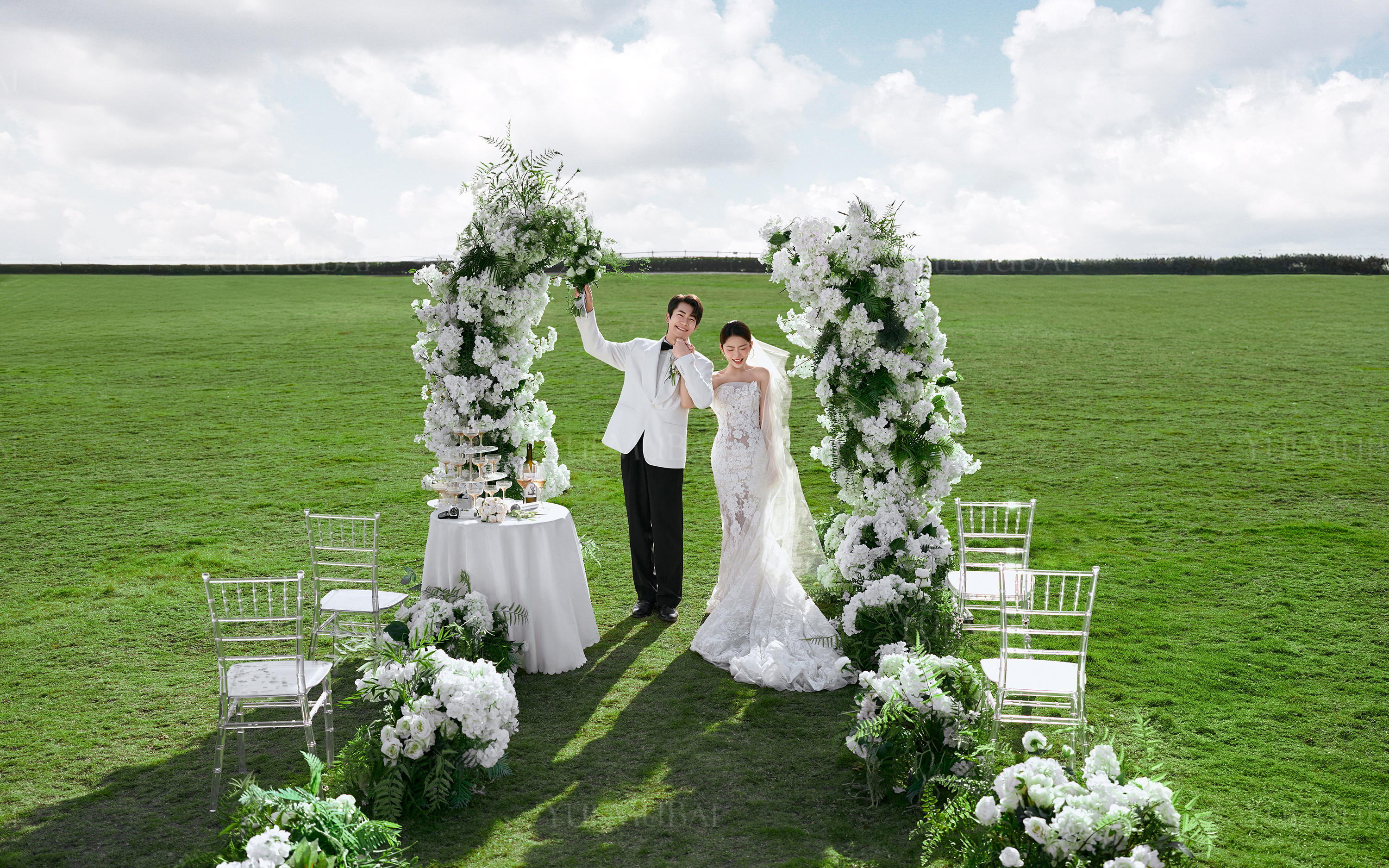 【心動值拉爆】草坪目的地婚紗照