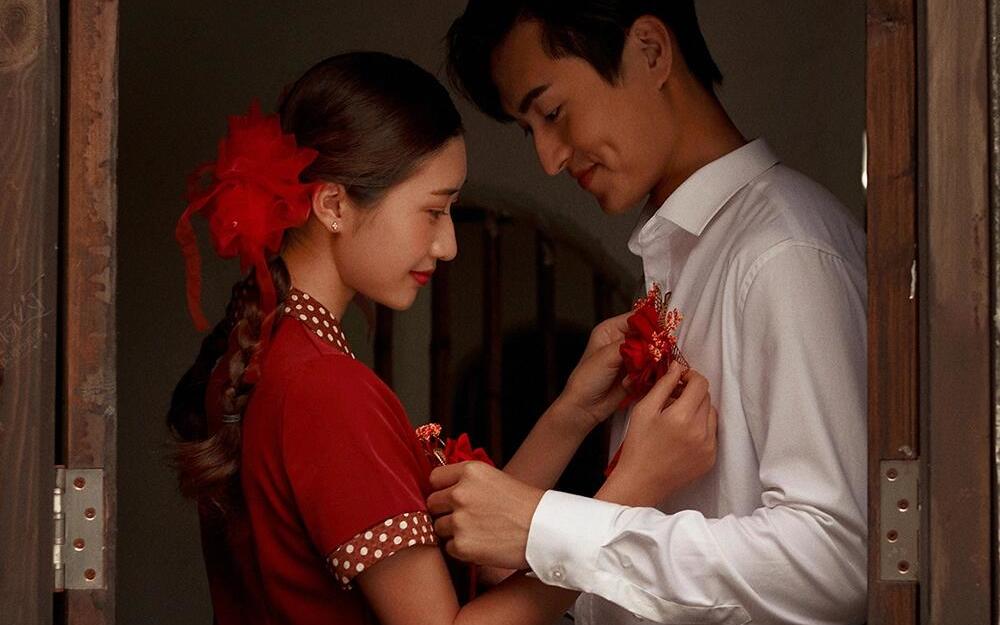 明国风俗类婚纱照 