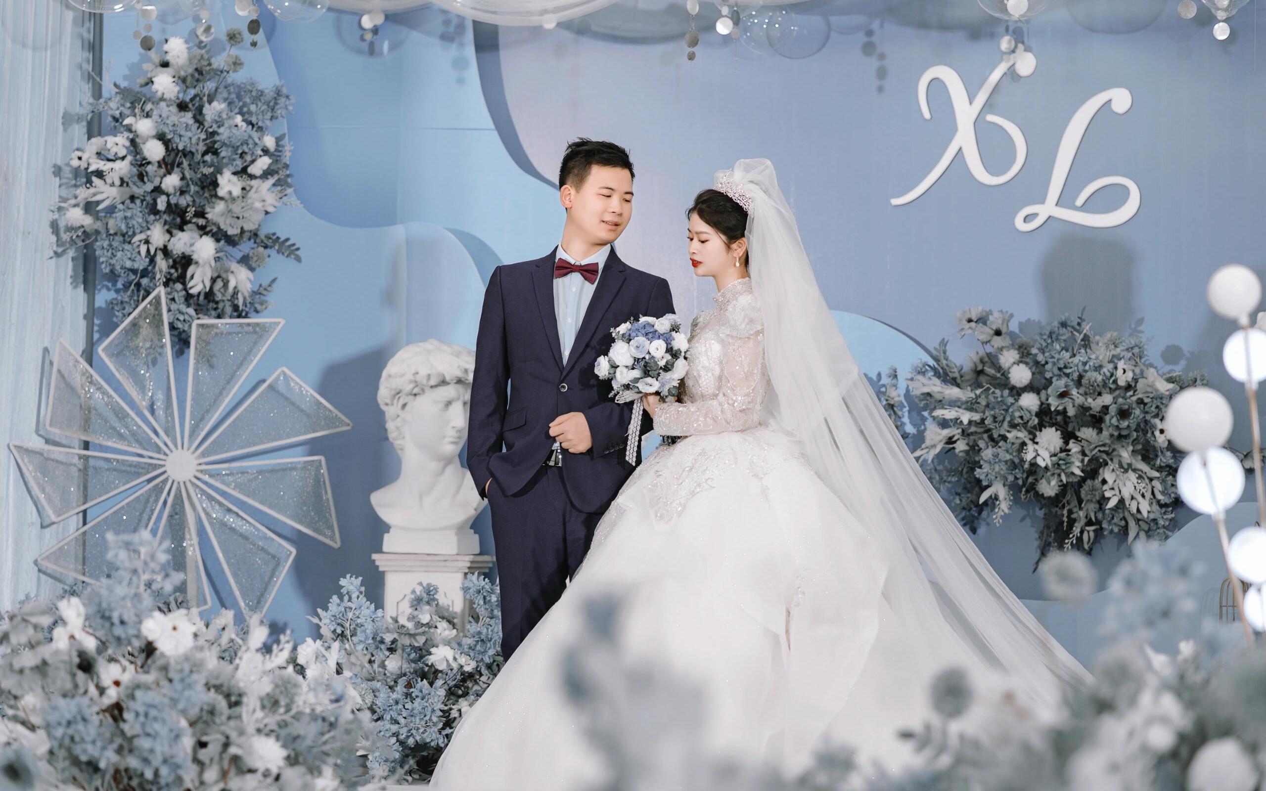 【金鉑爵】藍(lán)色婚禮也能仙氣飄飄哦