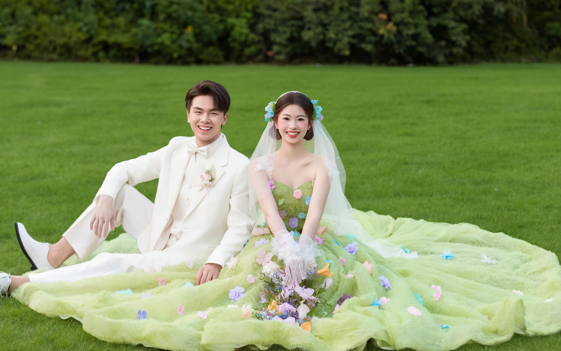 被闺蜜追着问的绿野仙踪婚纱照🍃嘎嘎出片