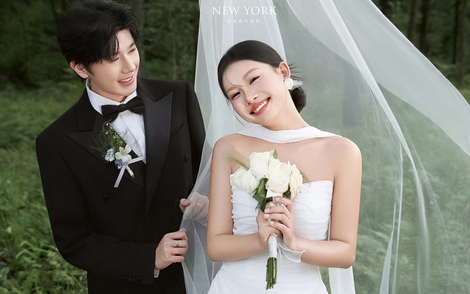 美到犯规 森系婚纱照真的太戳我了