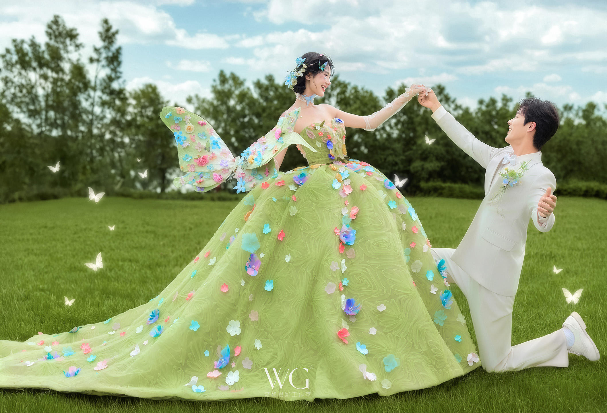 东莞森系精灵婚纱照|把春天穿在身上啦～