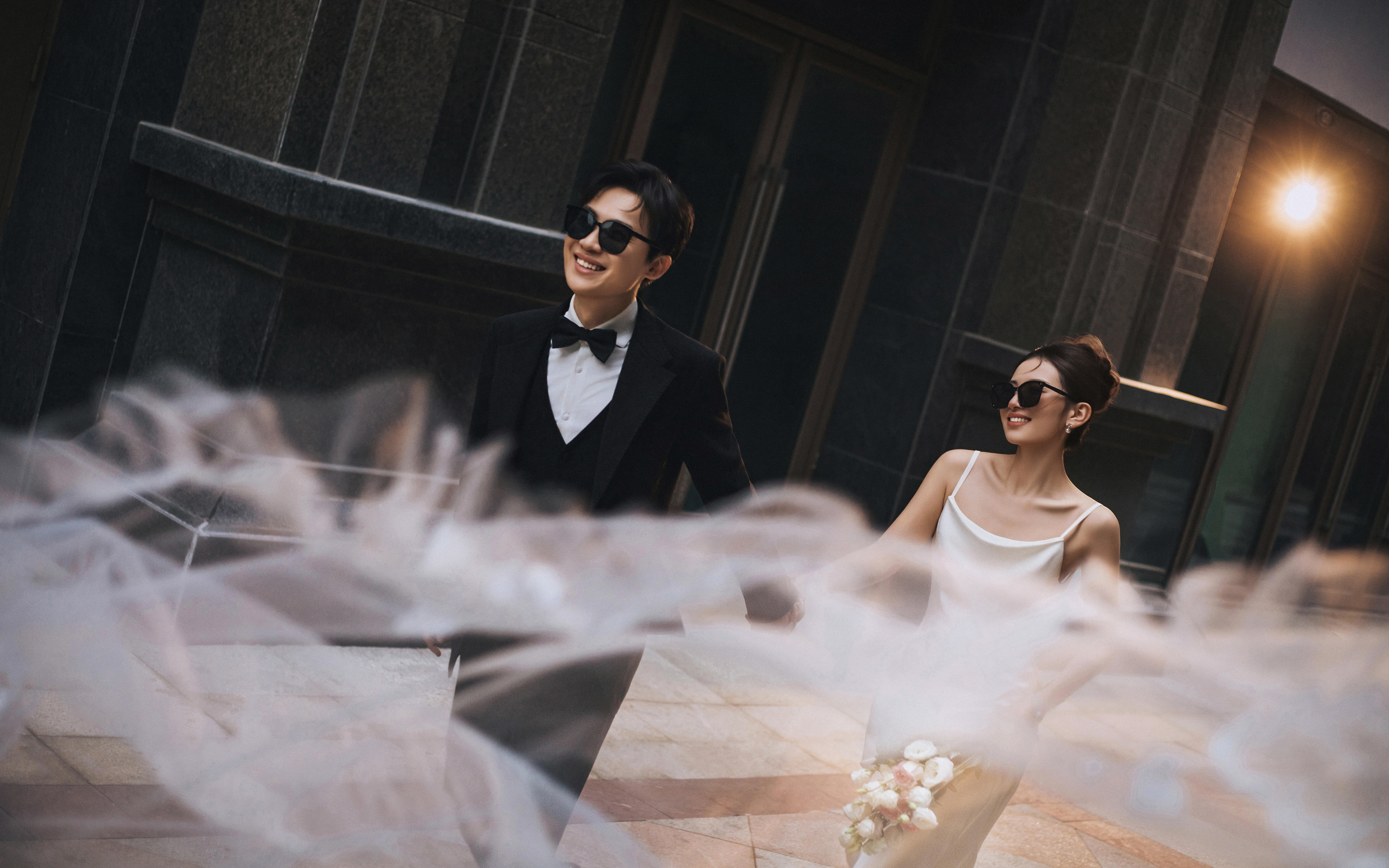 【壹家摄影】头纱一甩，爱就像风一样自由～