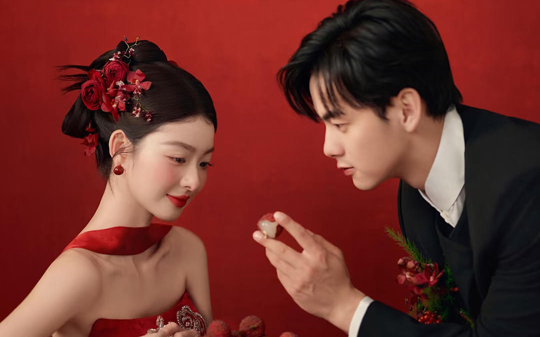 【優(yōu)格】年輕感+中式！婚紗照做壁紙 對(duì)象超愛(ài)~