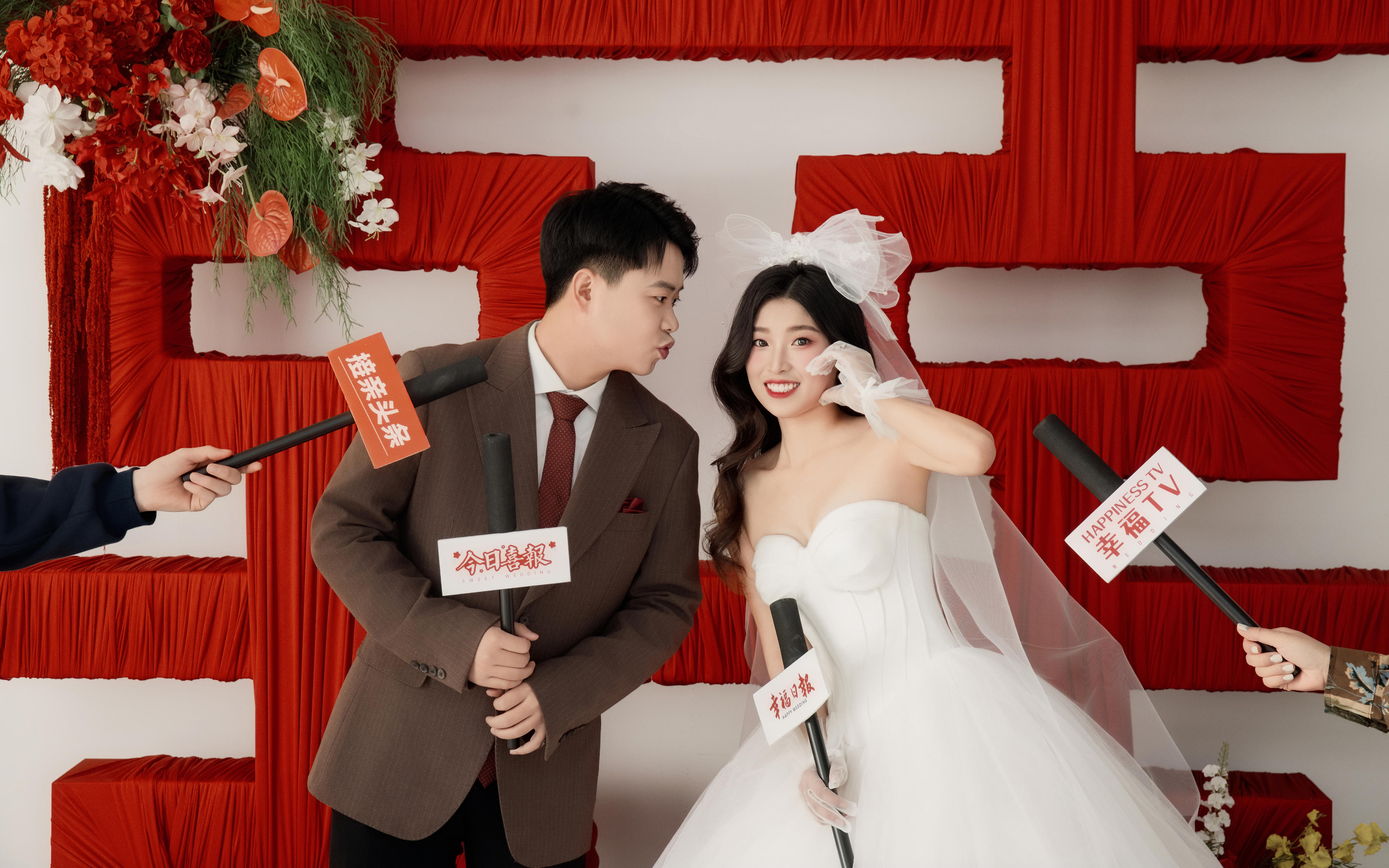 中式喜嫁婚紗照，把浪漫和喜慶都拉滿啦??