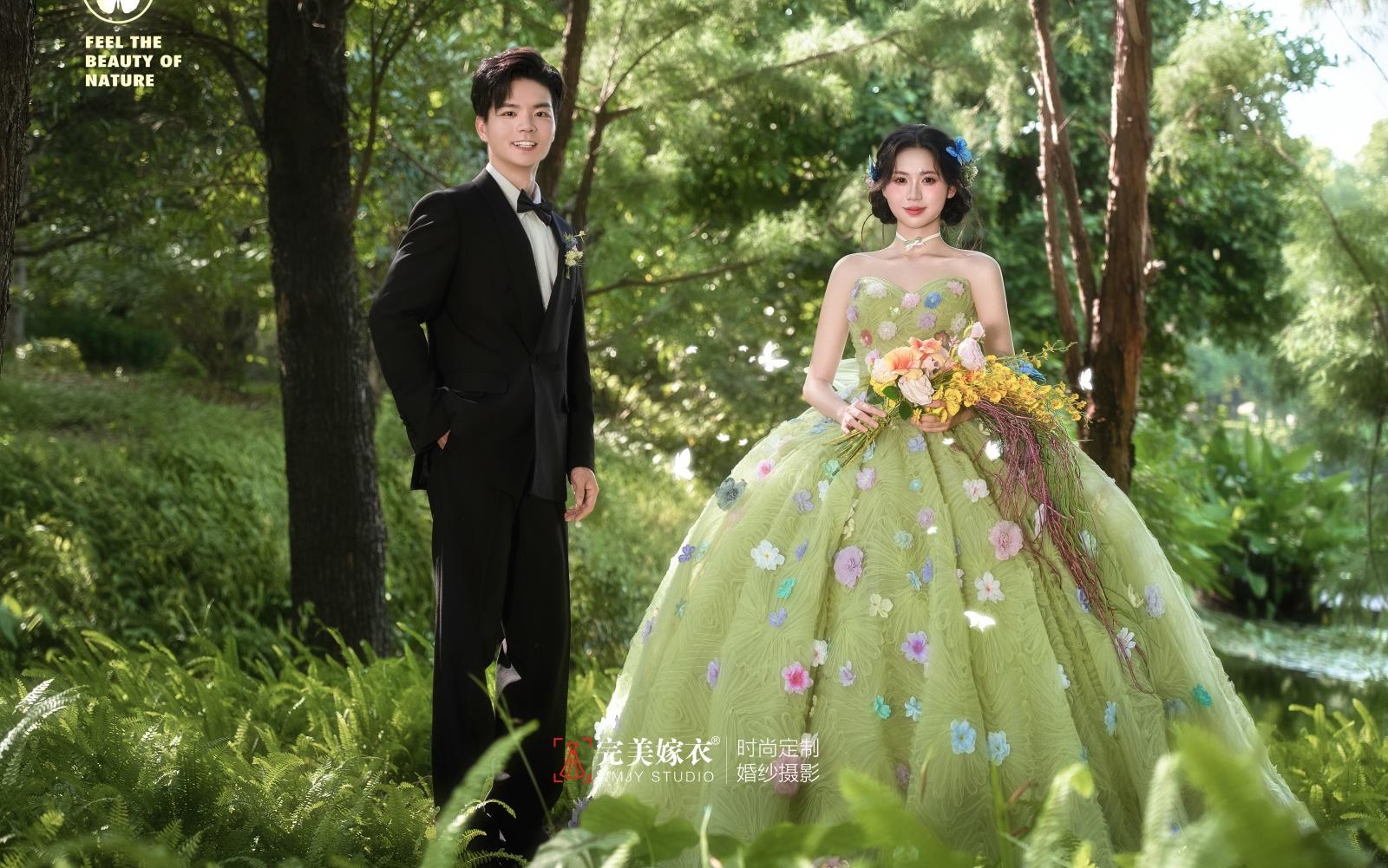 【绿野花神】追着问的绿野仙踪婚纱照嘎嘎出片🍃
