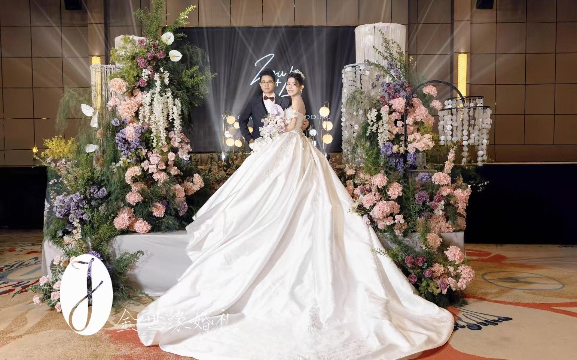 金世缘|高级感满满的香槟色婚礼美到心化