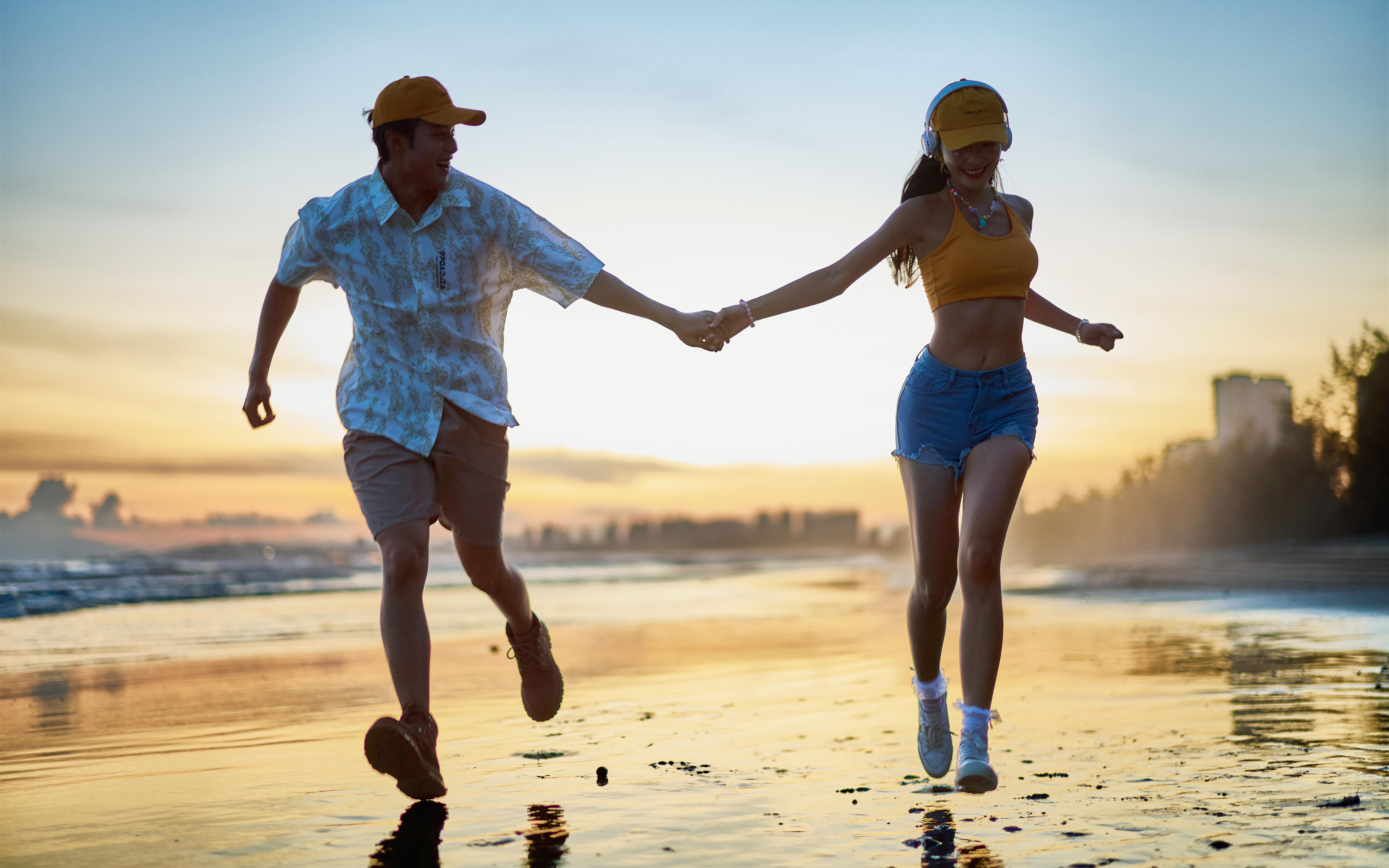 清水湾夜景电影感婚纱照｜氛围感直接拉满📸