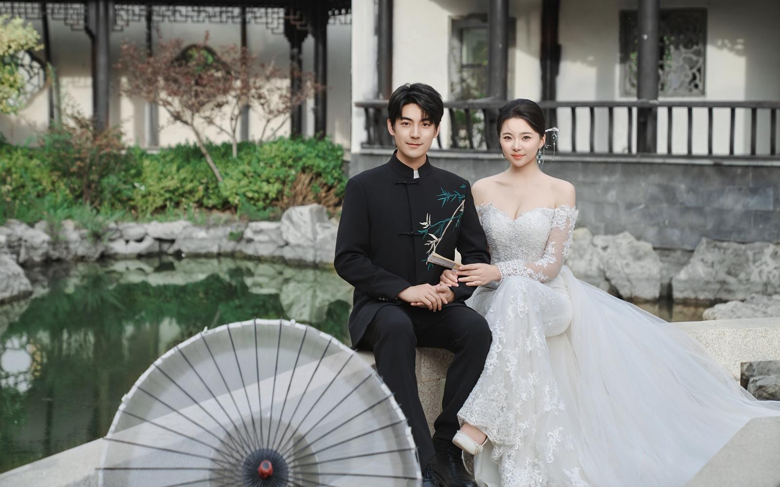 入画江南📜我的新中式园林风婚纱照
