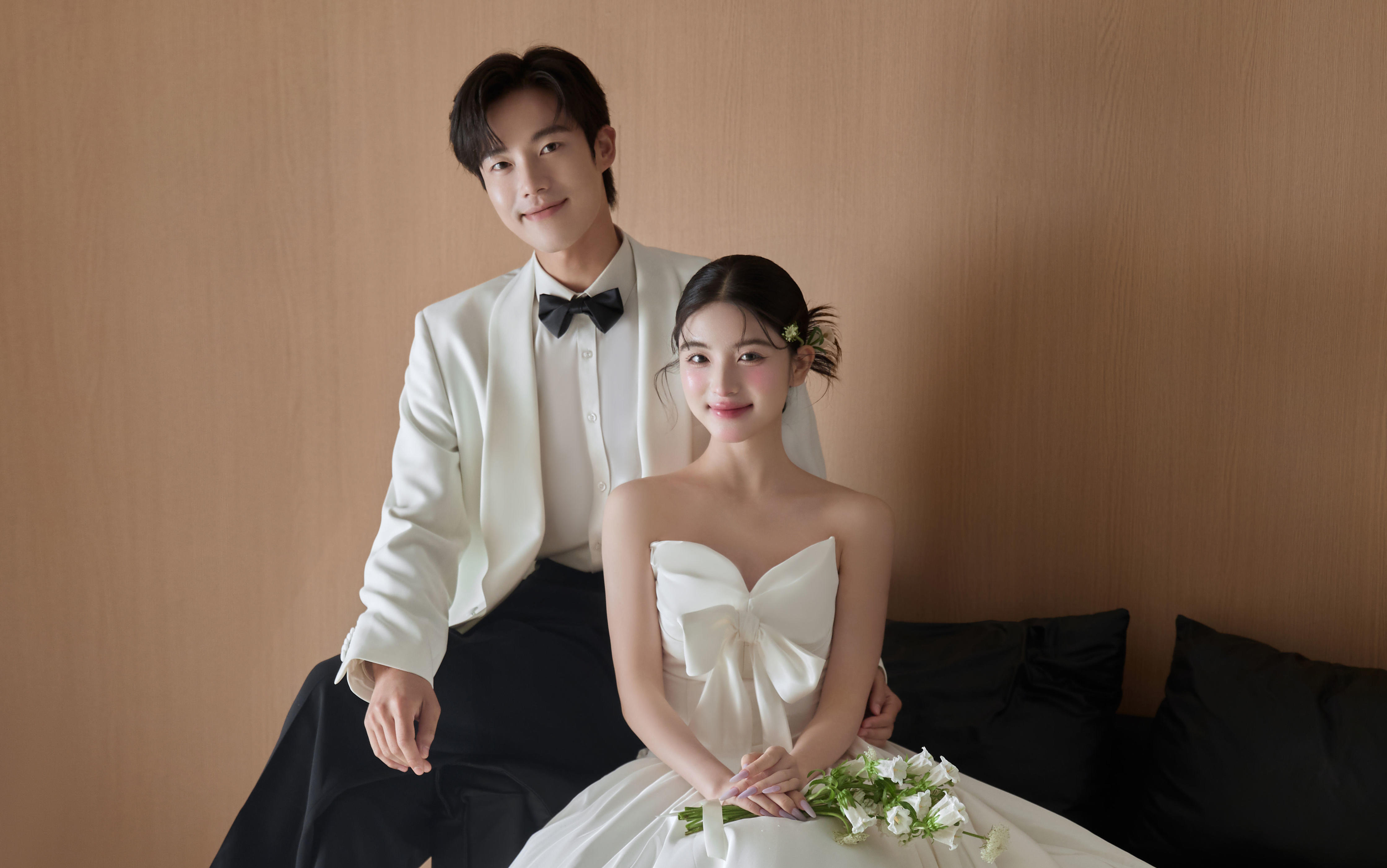 是心动啊💕拍到了少女感满分的韩式婚纱照