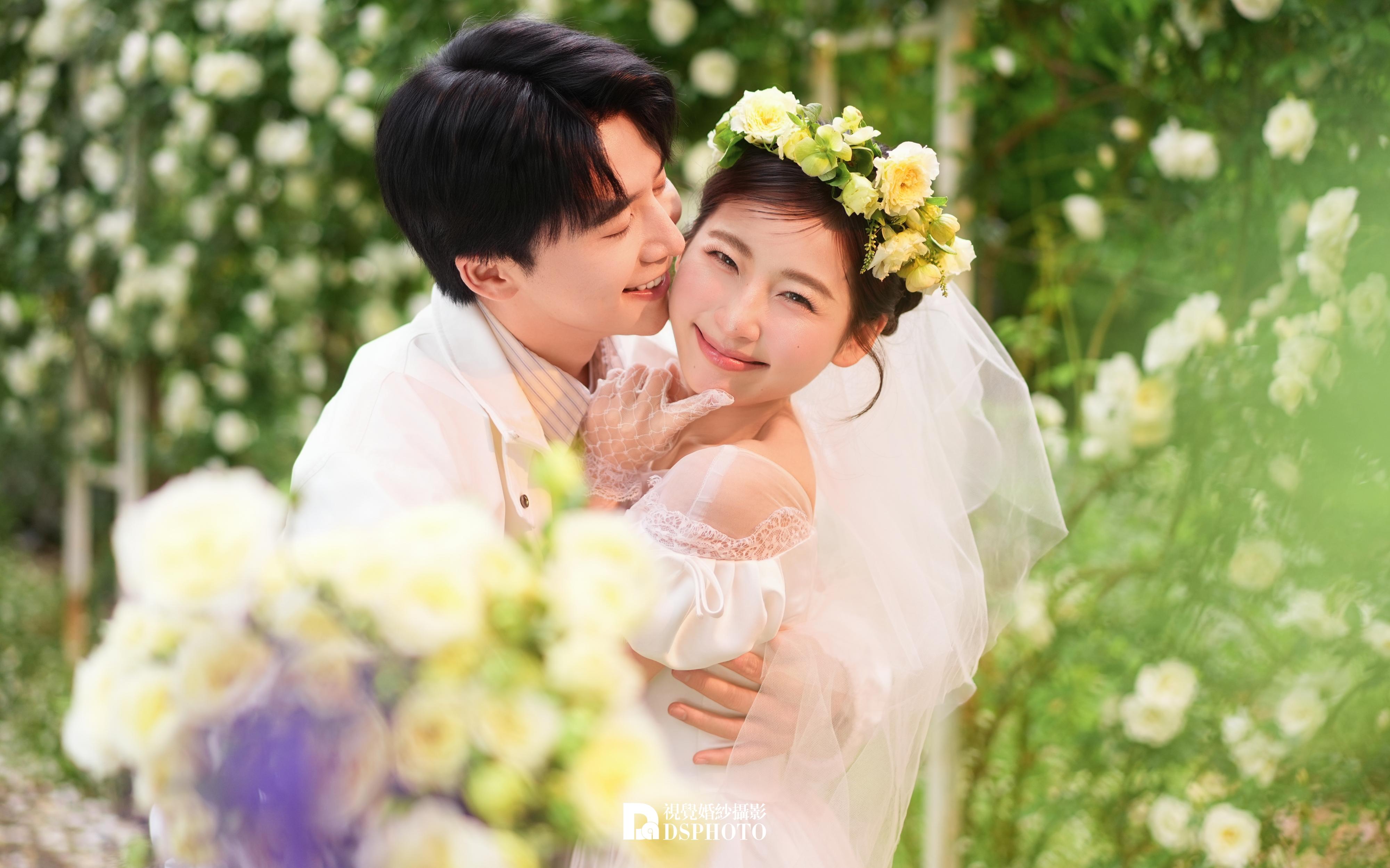 【D視覺(jué)攝影】這組婚紗照把春天穿在了身上