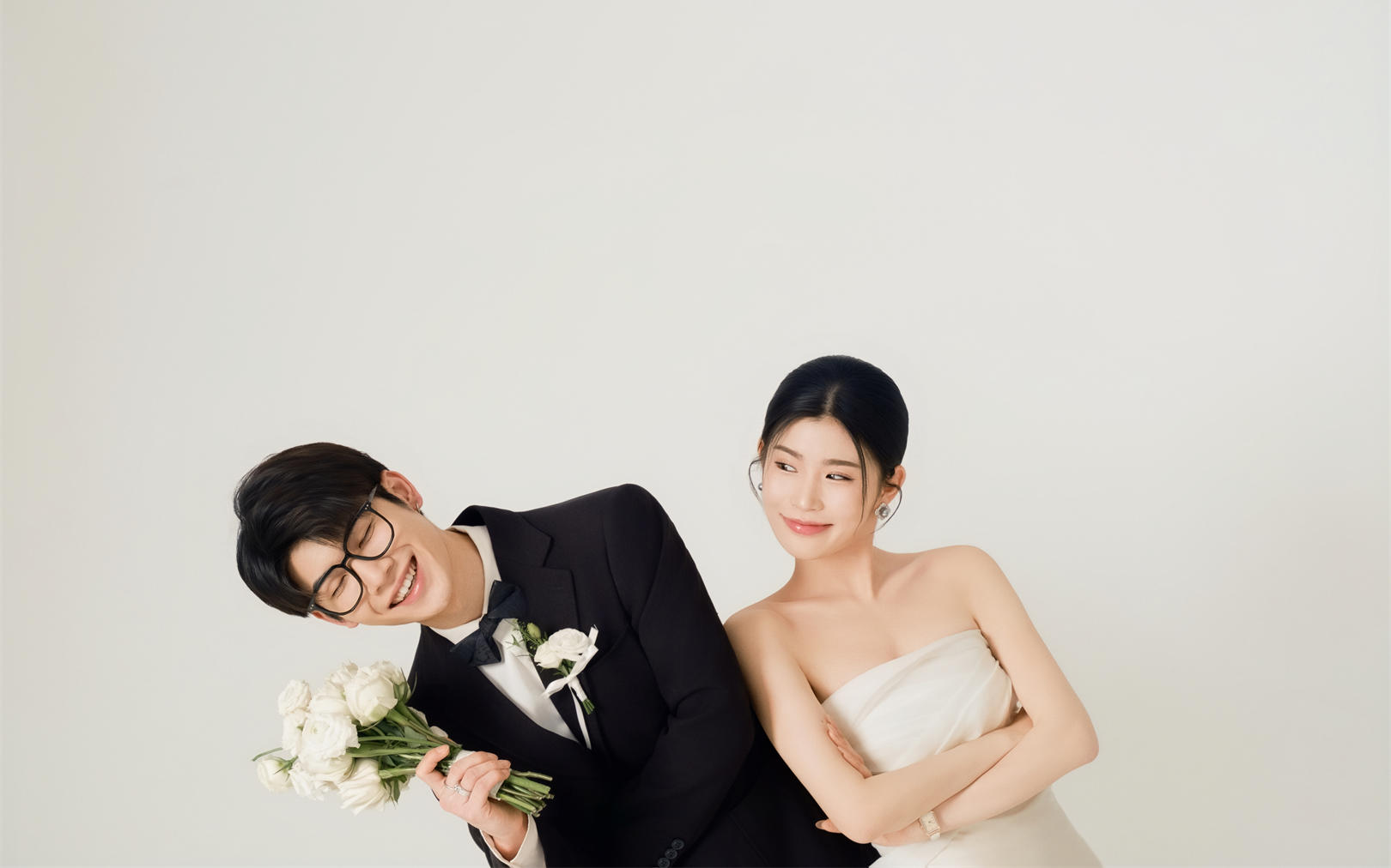 韓式極簡風(fēng)生命力婚紗照