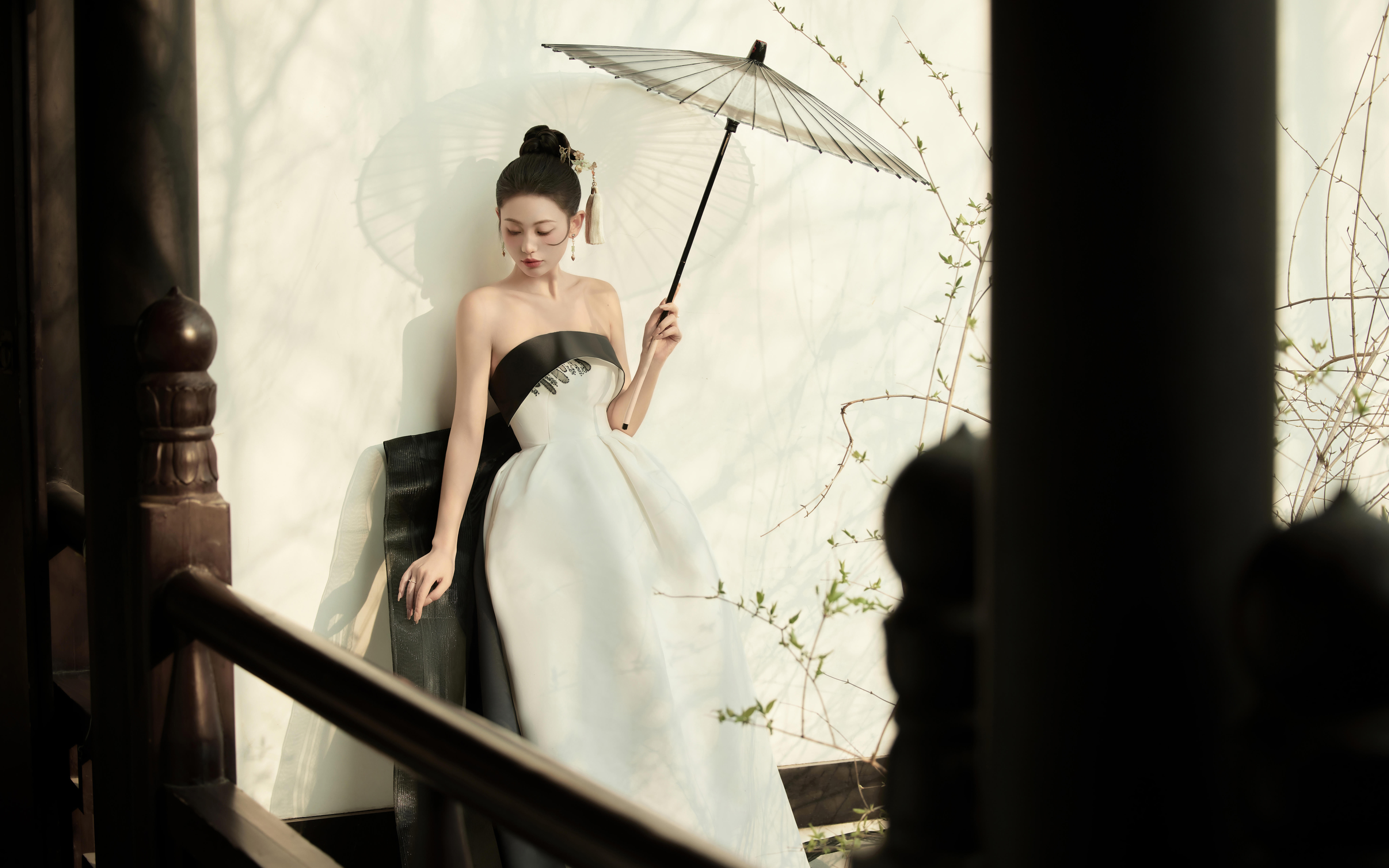 东方园林x中式美学🖤水墨风新中式婚纱照
