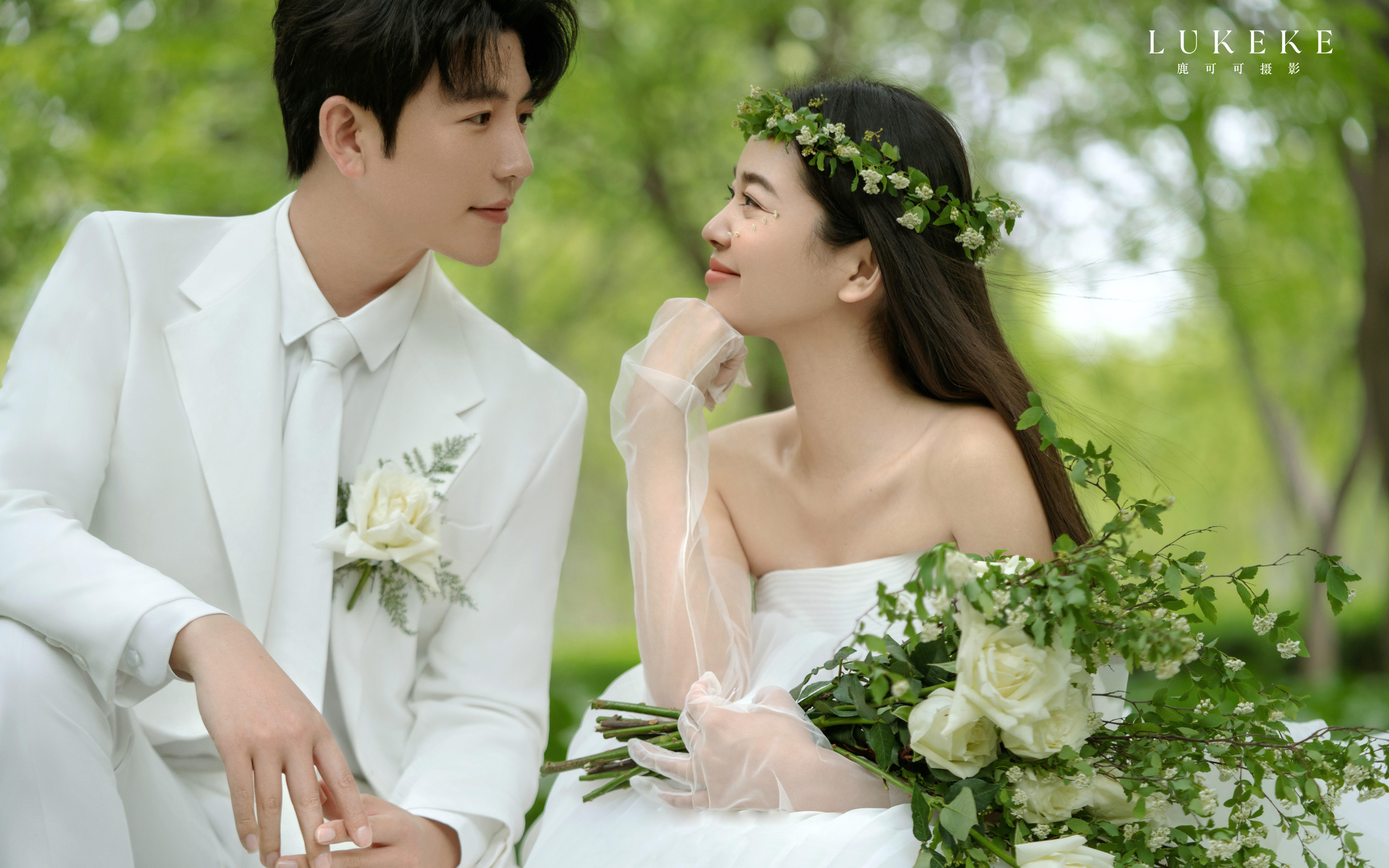 氛围感之神！森系婚纱照美得忍不住尖叫！！