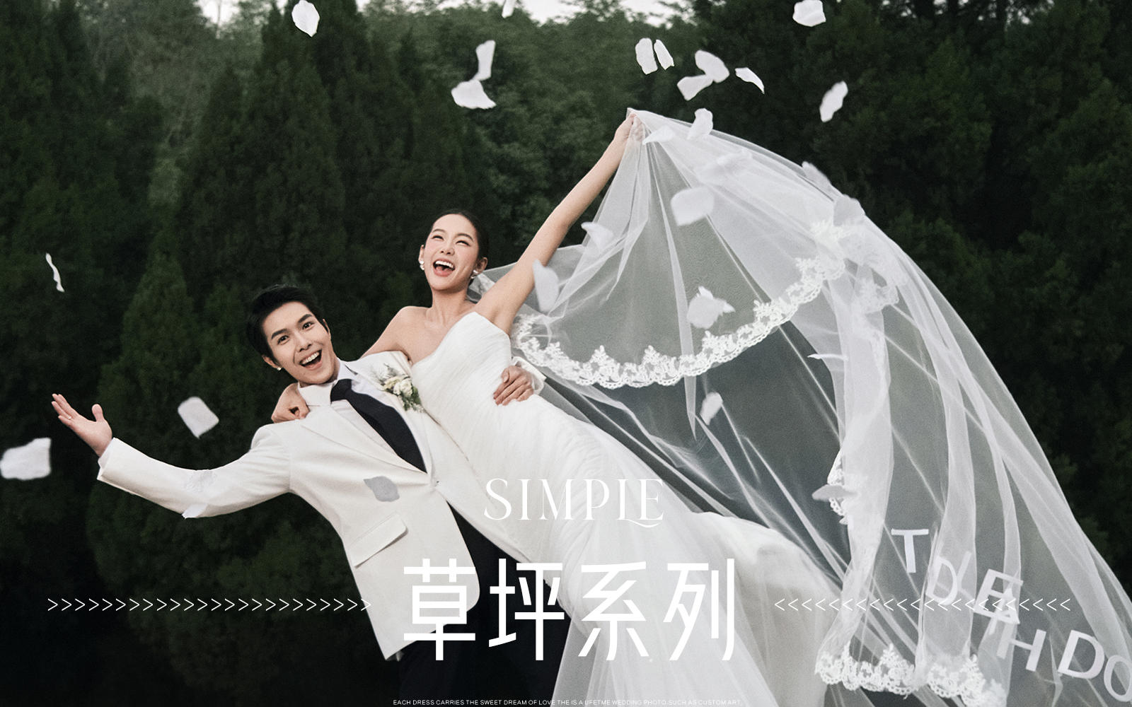 【新品發(fā)布】生命力情緒感草坪婚紗照