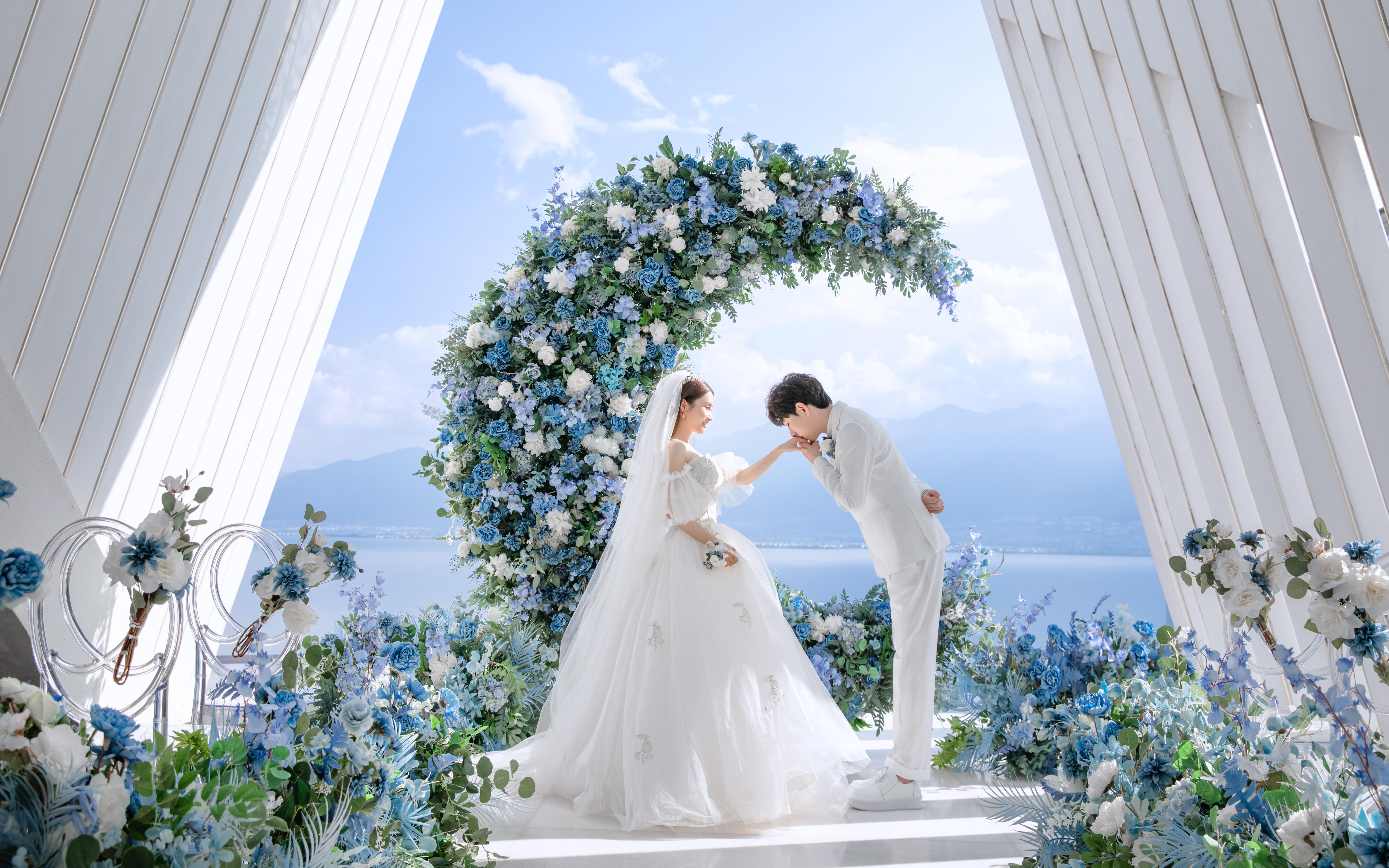 简爱派 | 大理花醉仪式堂婚礼布置