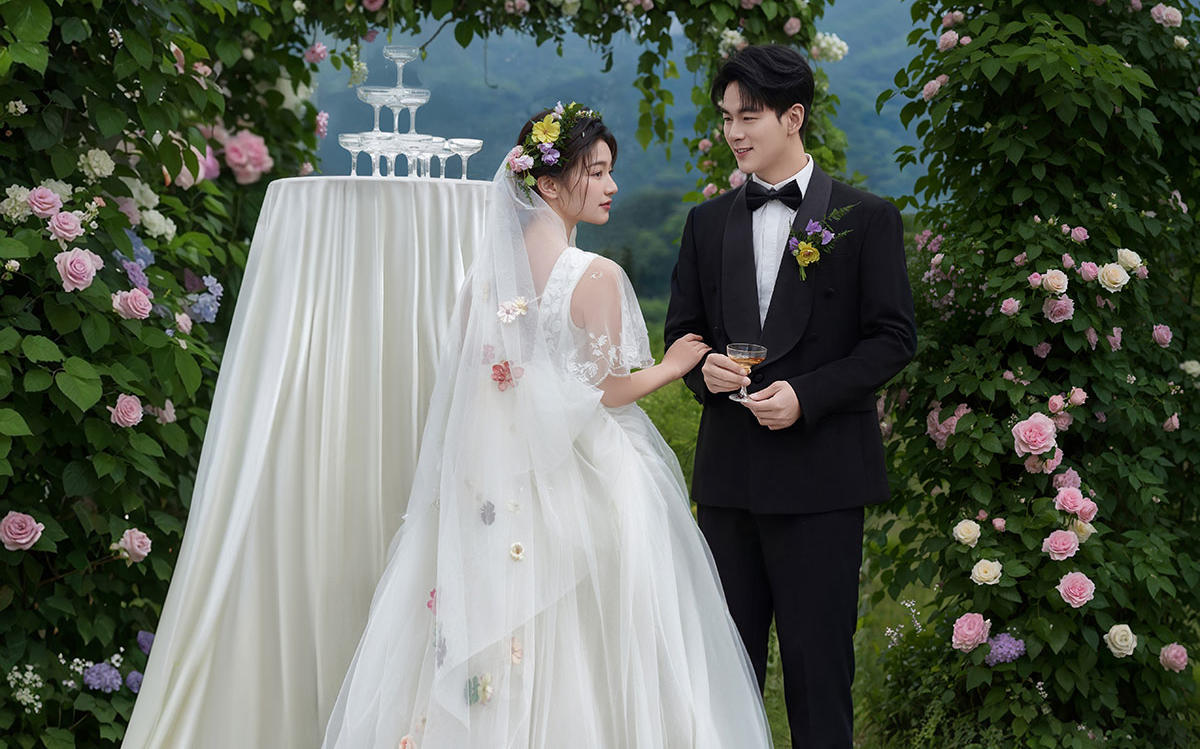 谁懂！婚礼婚纱照甜疯啦🥳