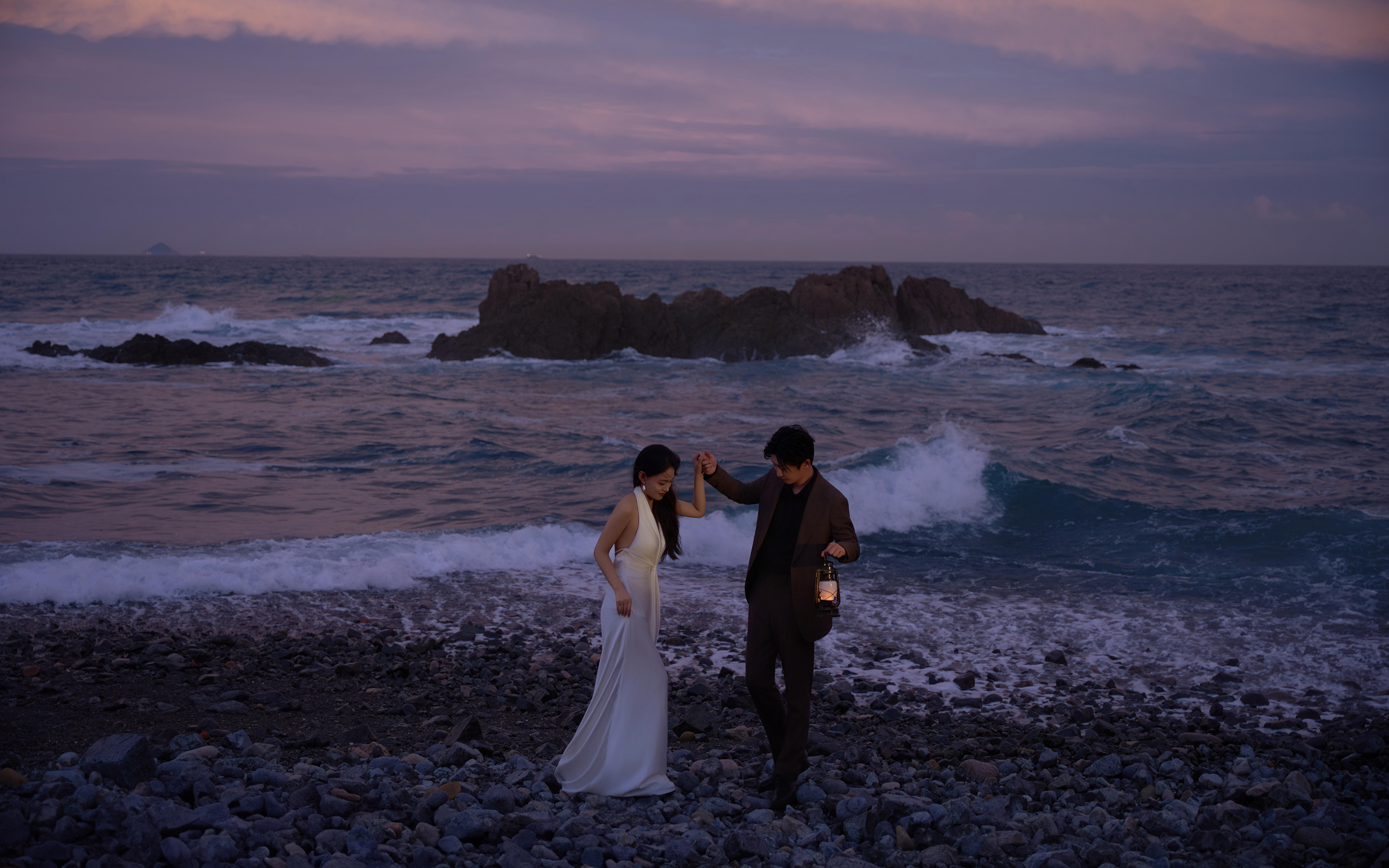 魯照照夫婦/黃島海邊系列