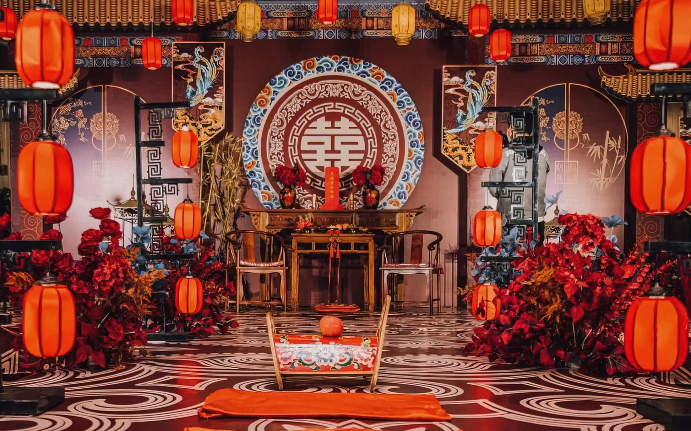 大氣國風(fēng)傳統(tǒng)中式婚禮