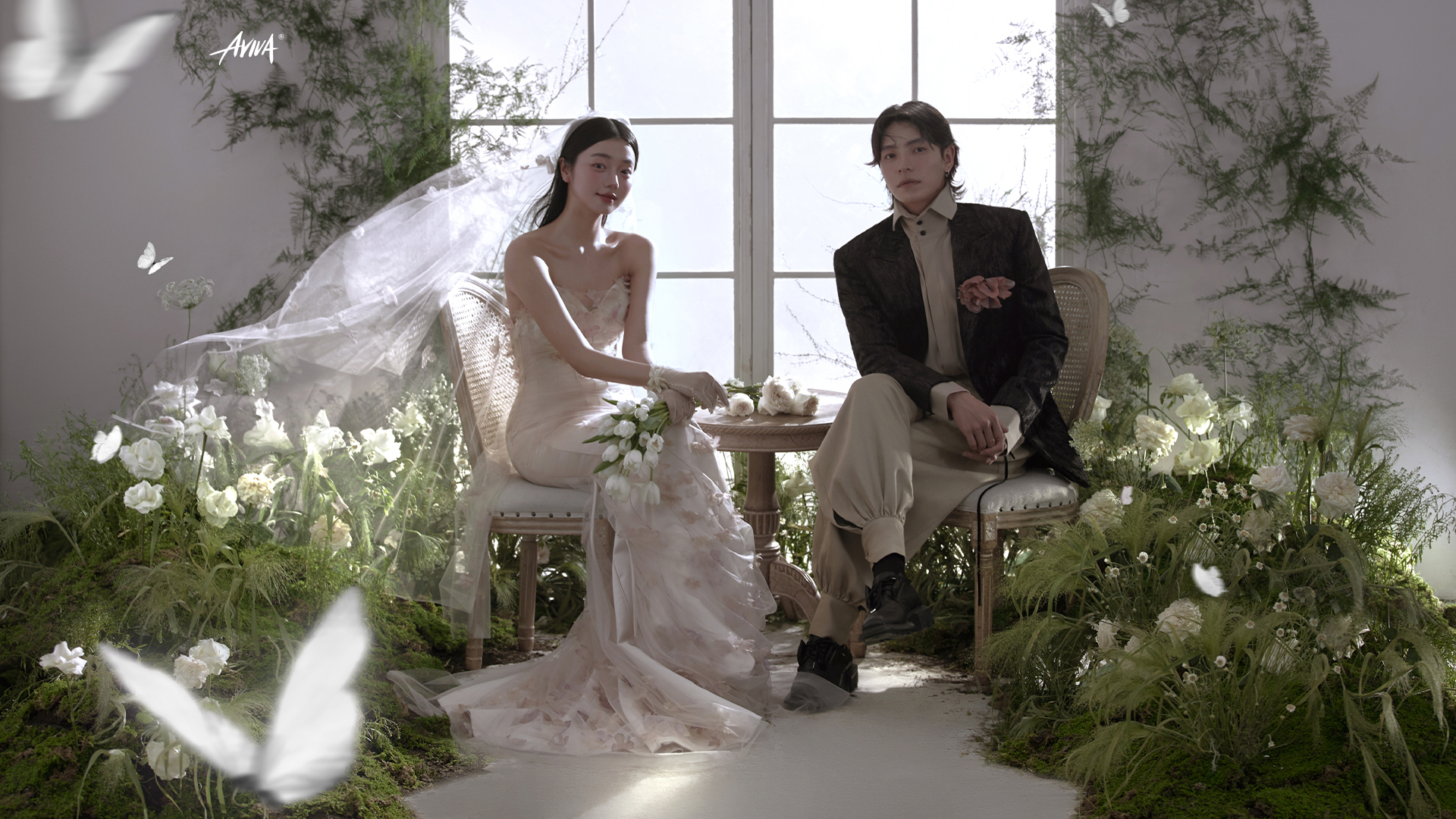 【人气推荐】场景升级•浪漫花房艺术婚纱照