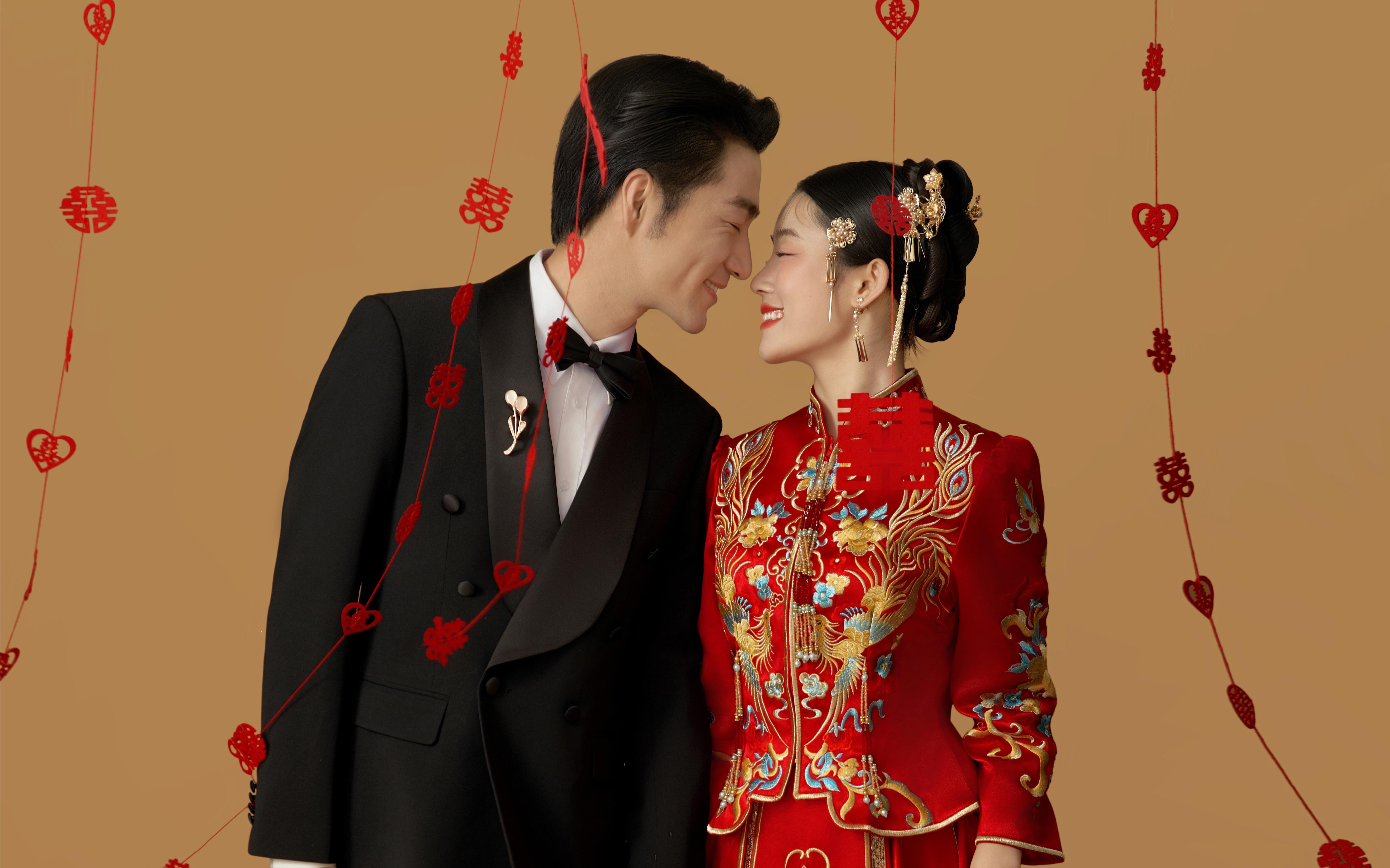 充满仪式感和糖分超标的喜嫁婚纱照💖