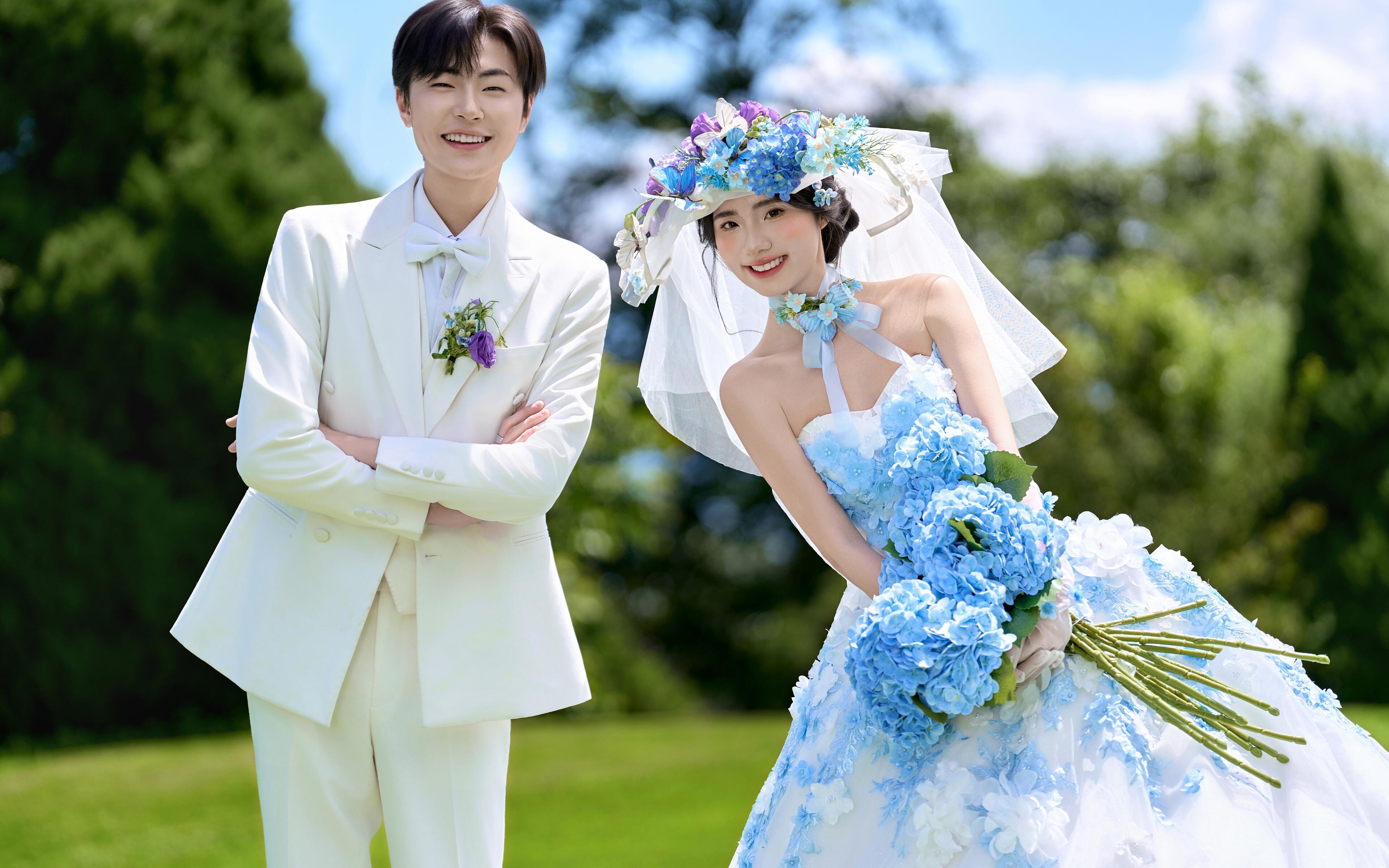 【不能错过的“氧气感”婚纱照】