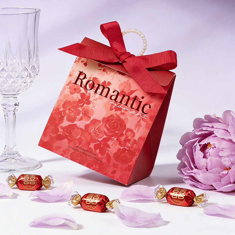 包好发货 大号糖盒10-12颗喜糖成品珍珠圆环款欧式 喜糖+喜糖盒【成品喜糖不支持退换】