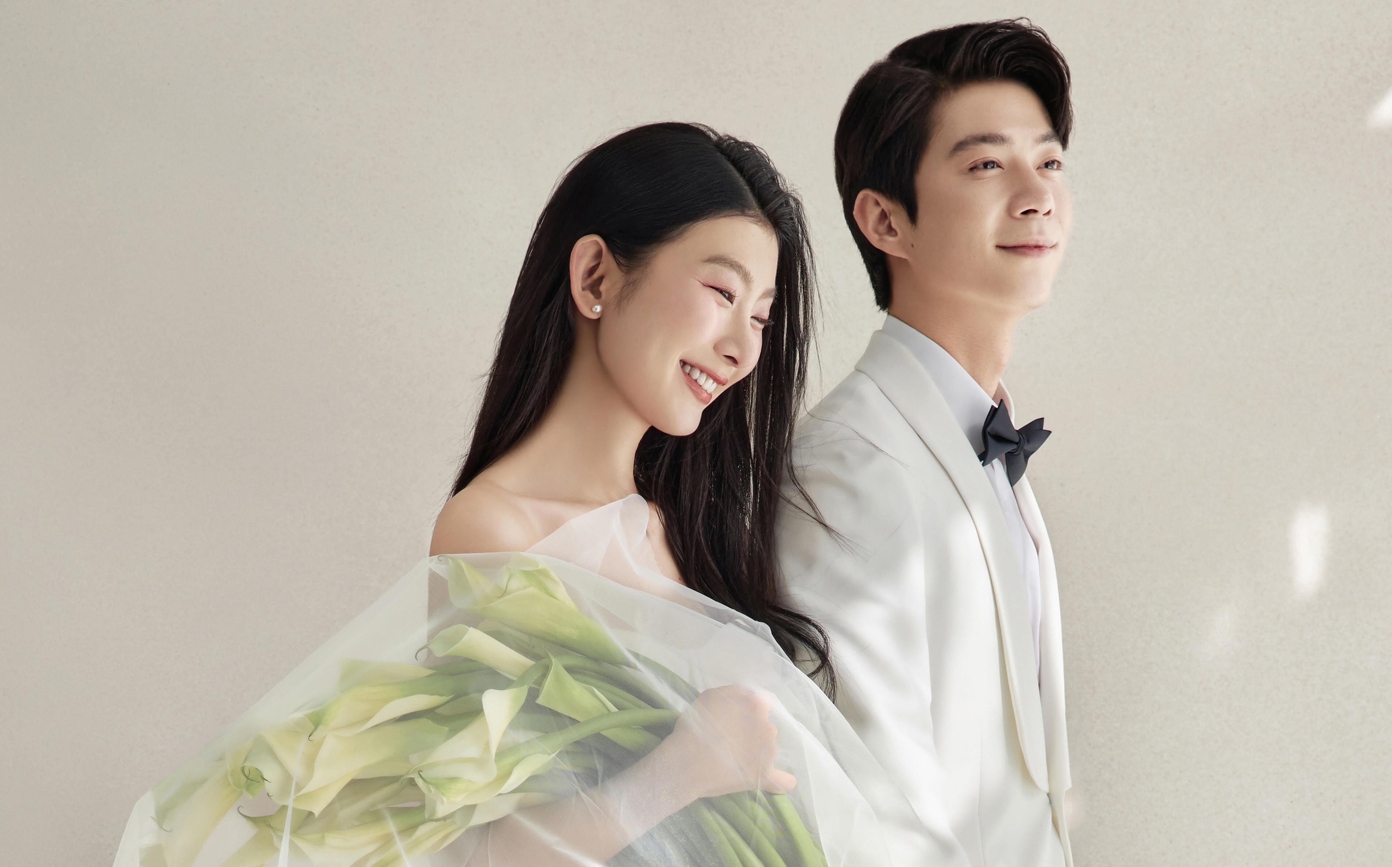 一眼爱上的韩式光影婚纱照✨如韩剧般温柔