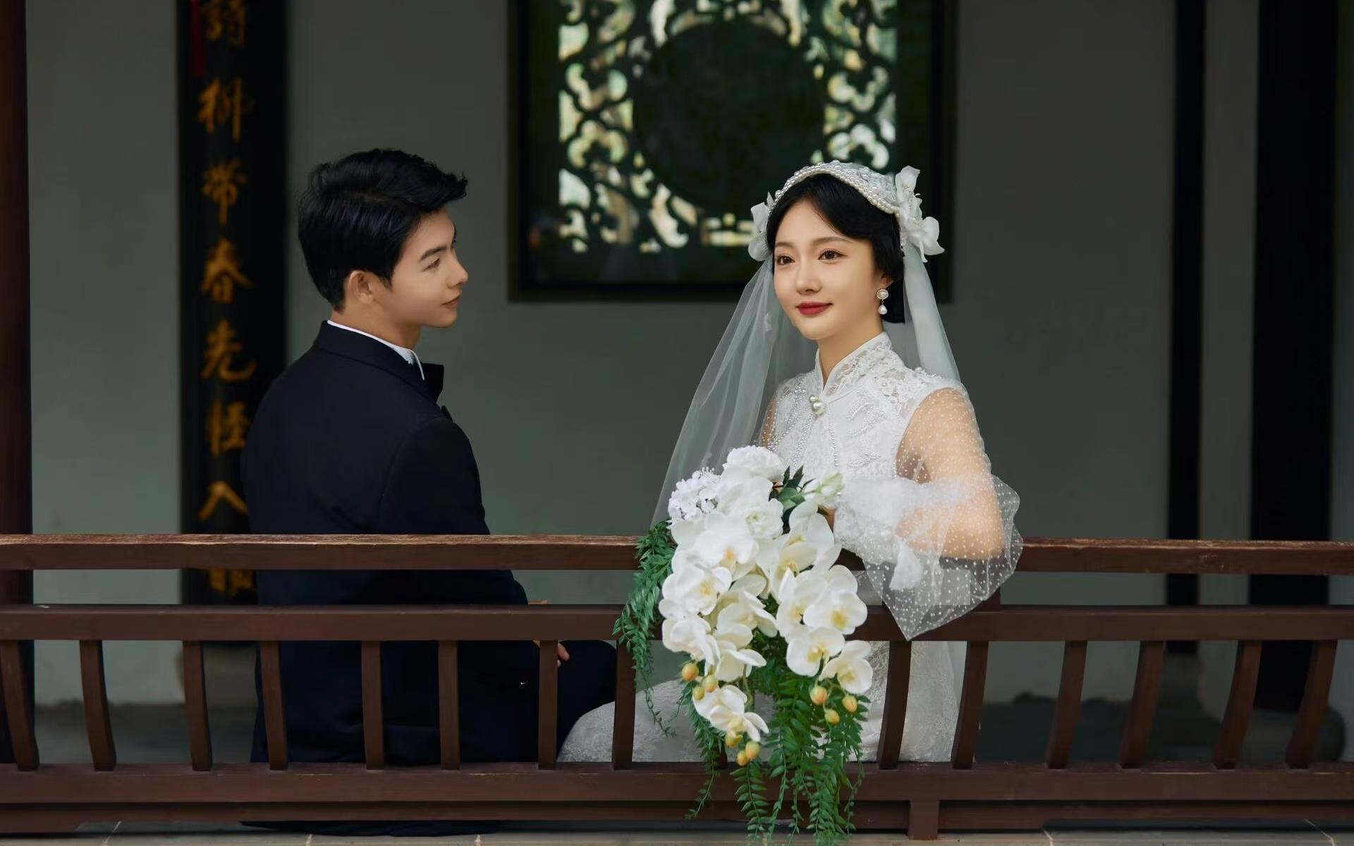 【被朋友圈爆贊的園林婚紗照】