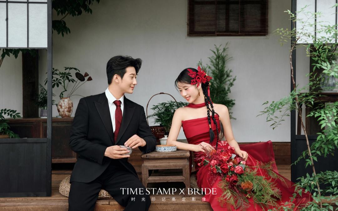庭院深深🎐眼前一亮又一亮的喜嫁风婚纱照