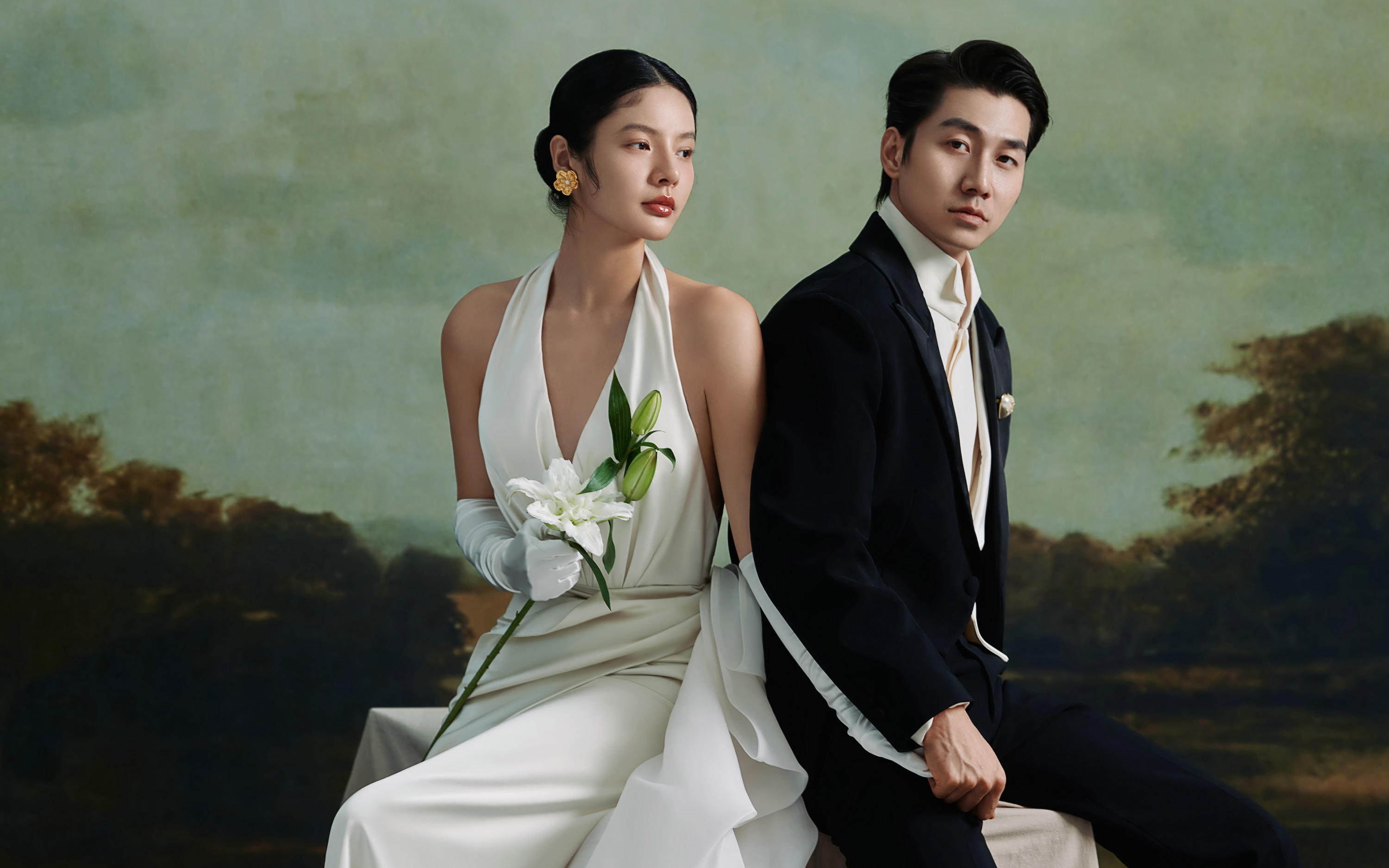 沉寂的罗曼史|经典法式油画风婚纱照