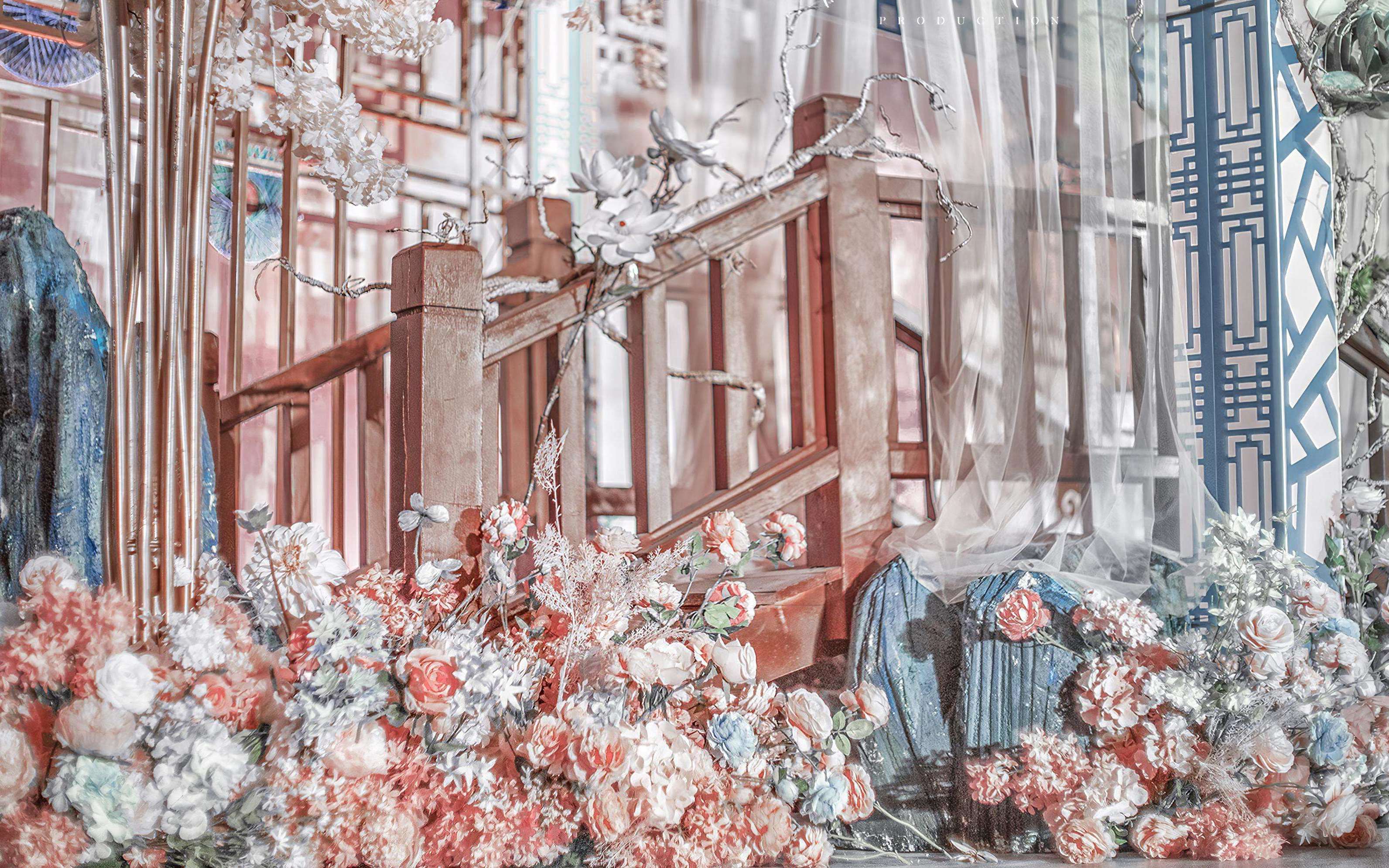 【有花有酒】室内中式婚礼