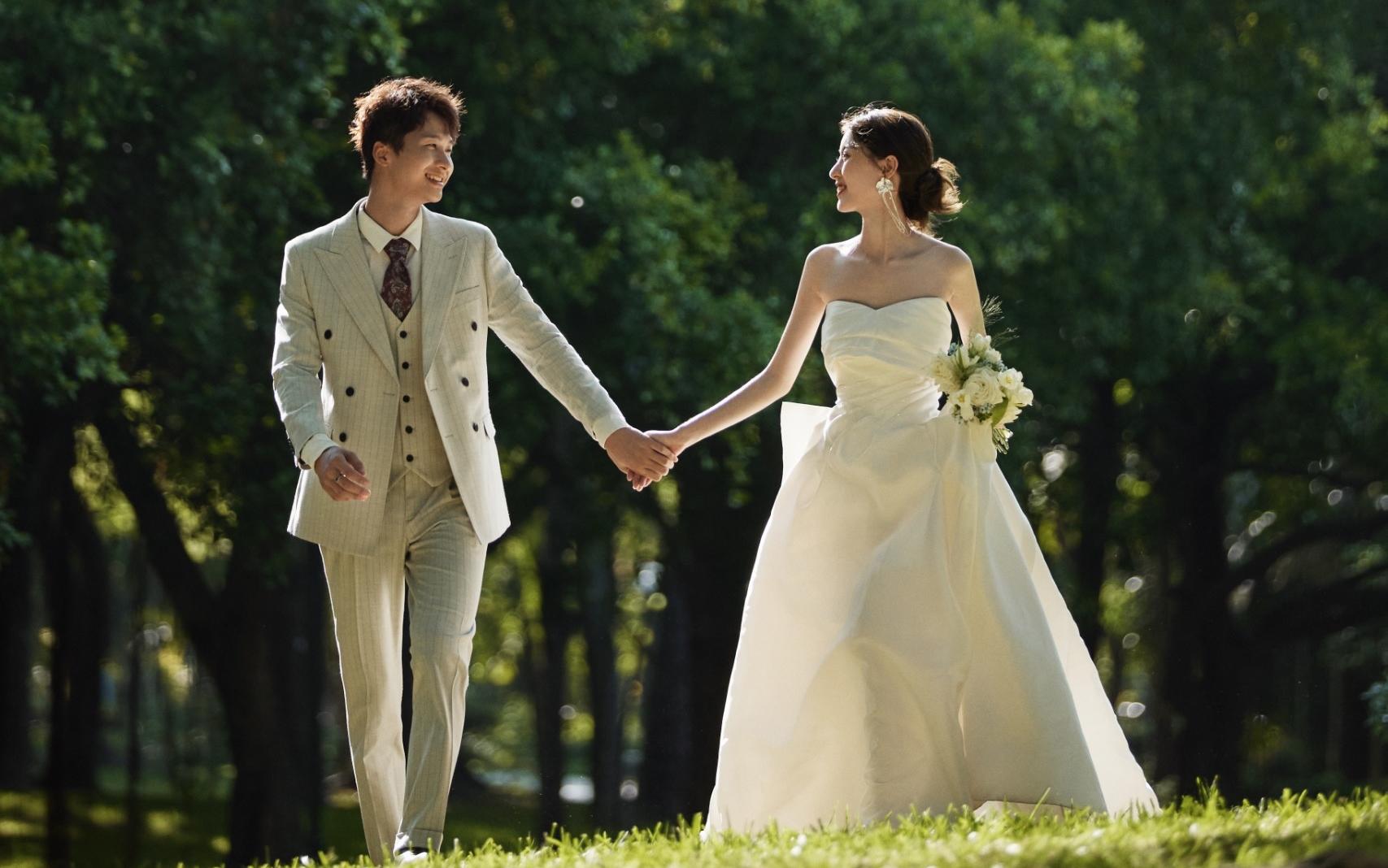 森系電影感婚紗照美爆朋友圈