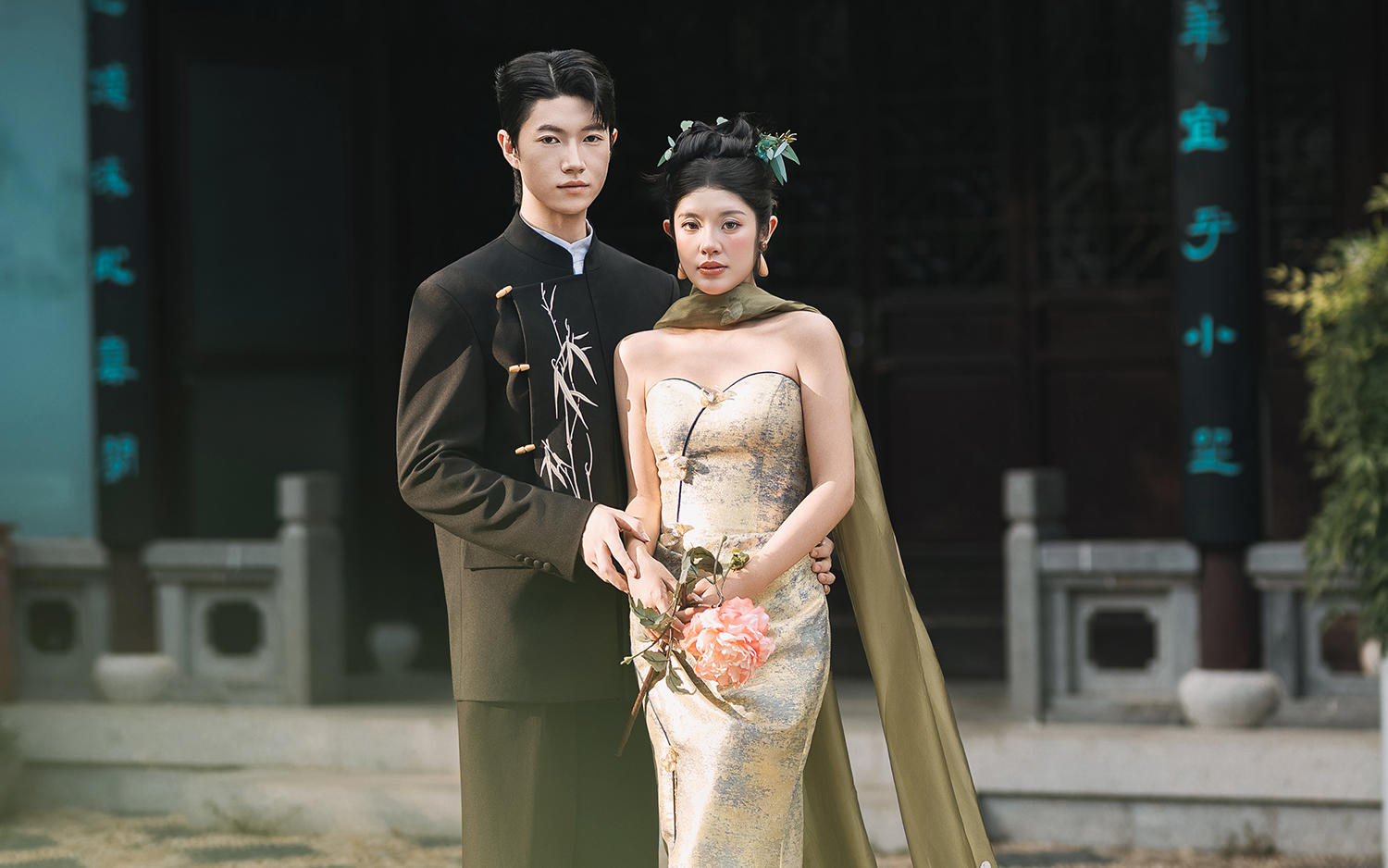 🍃国风园林婚纱照，中式美学的浪漫💕