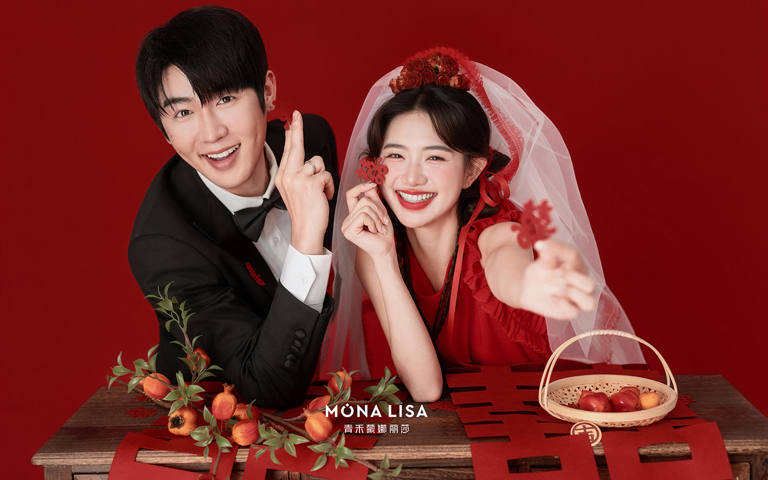 00后都爱的喜嫁婚纱照❥边玩边拍太赞啦~