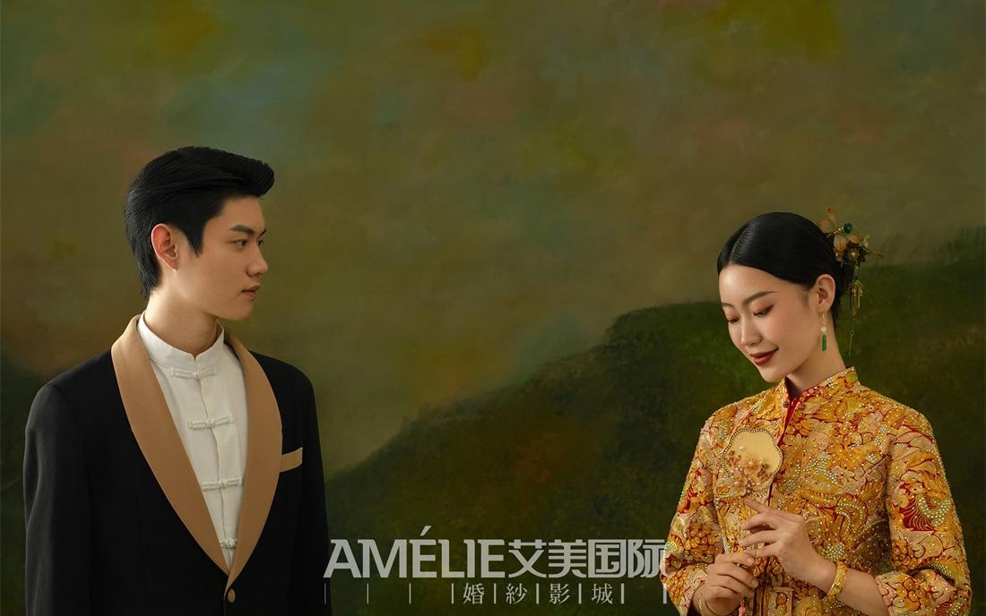 鎏金笔触！秀禾雅韵融画布👰
