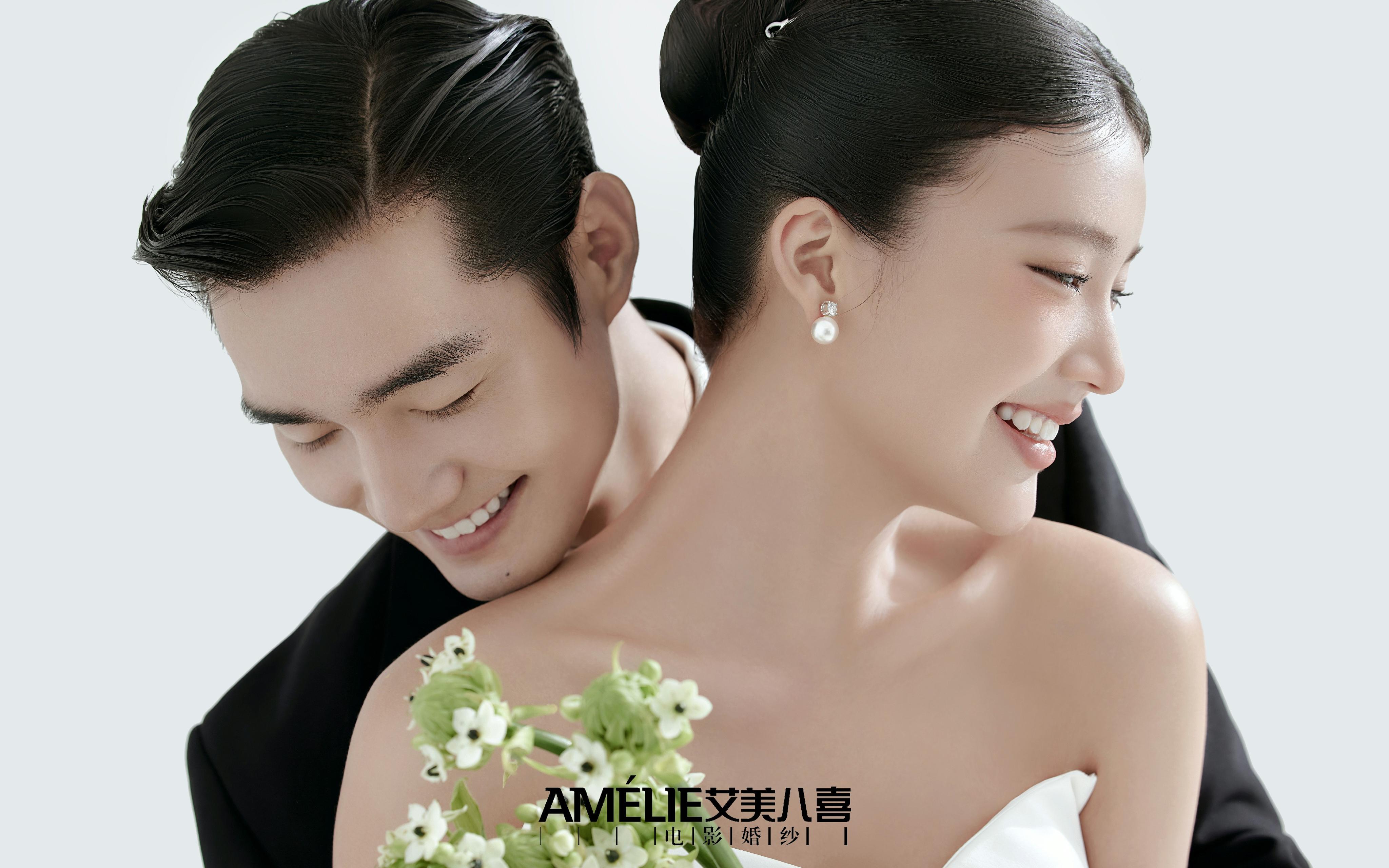 韓式極簡白紗！婚照超干凈?