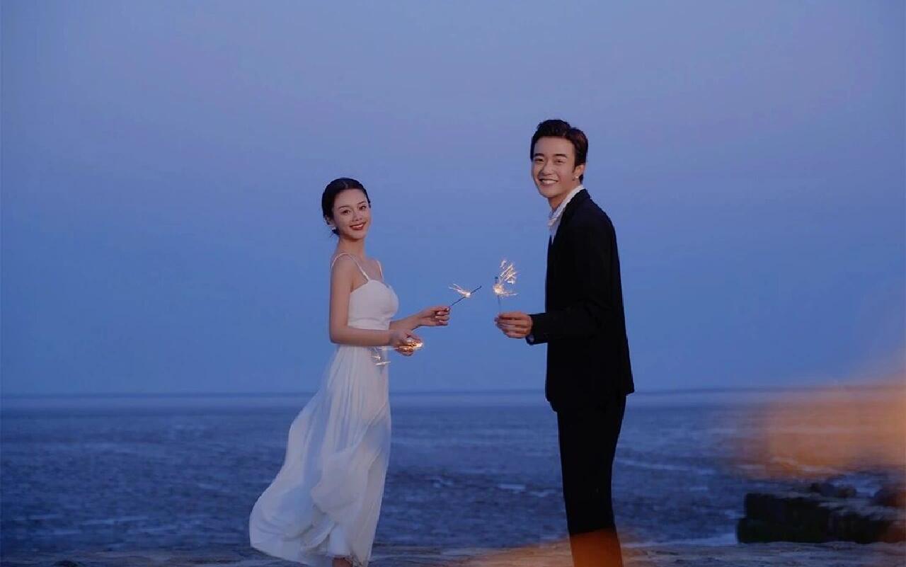 【夕陽夜景電影感婚紗照 】