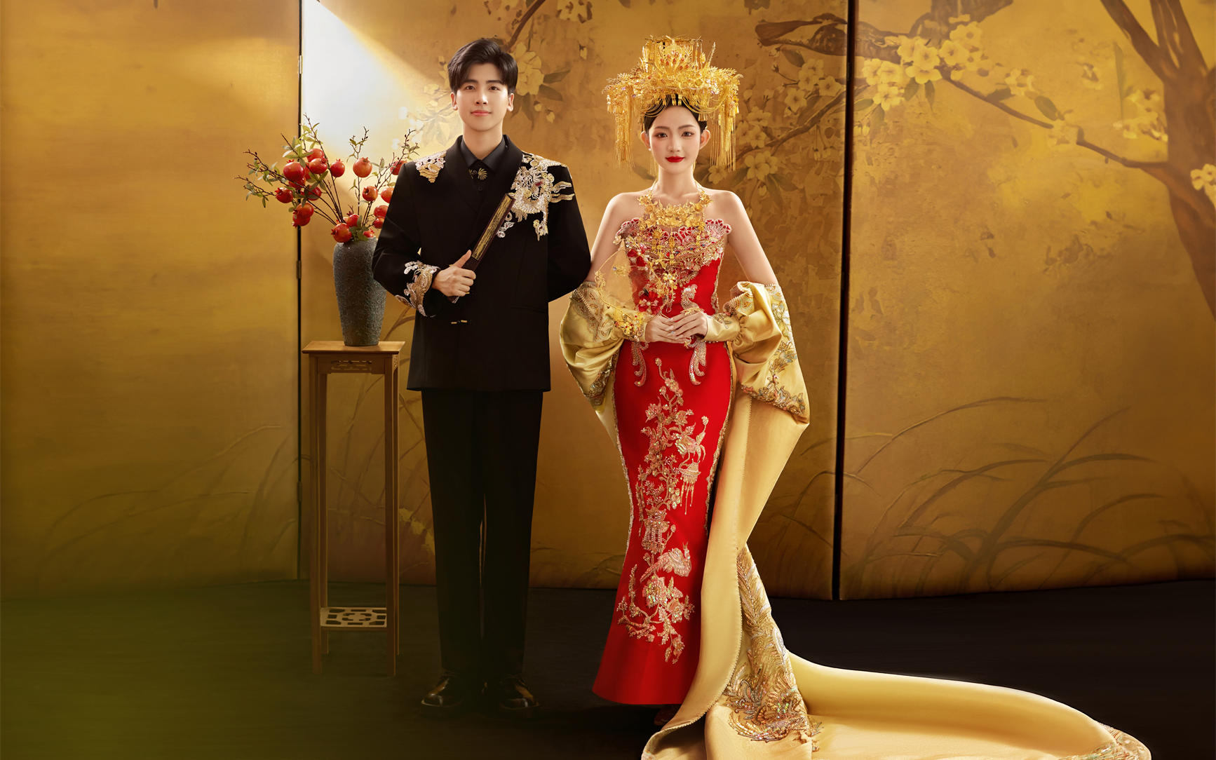 🔥被问爆的中式婚纱照💕这组东方美学直接封神❗