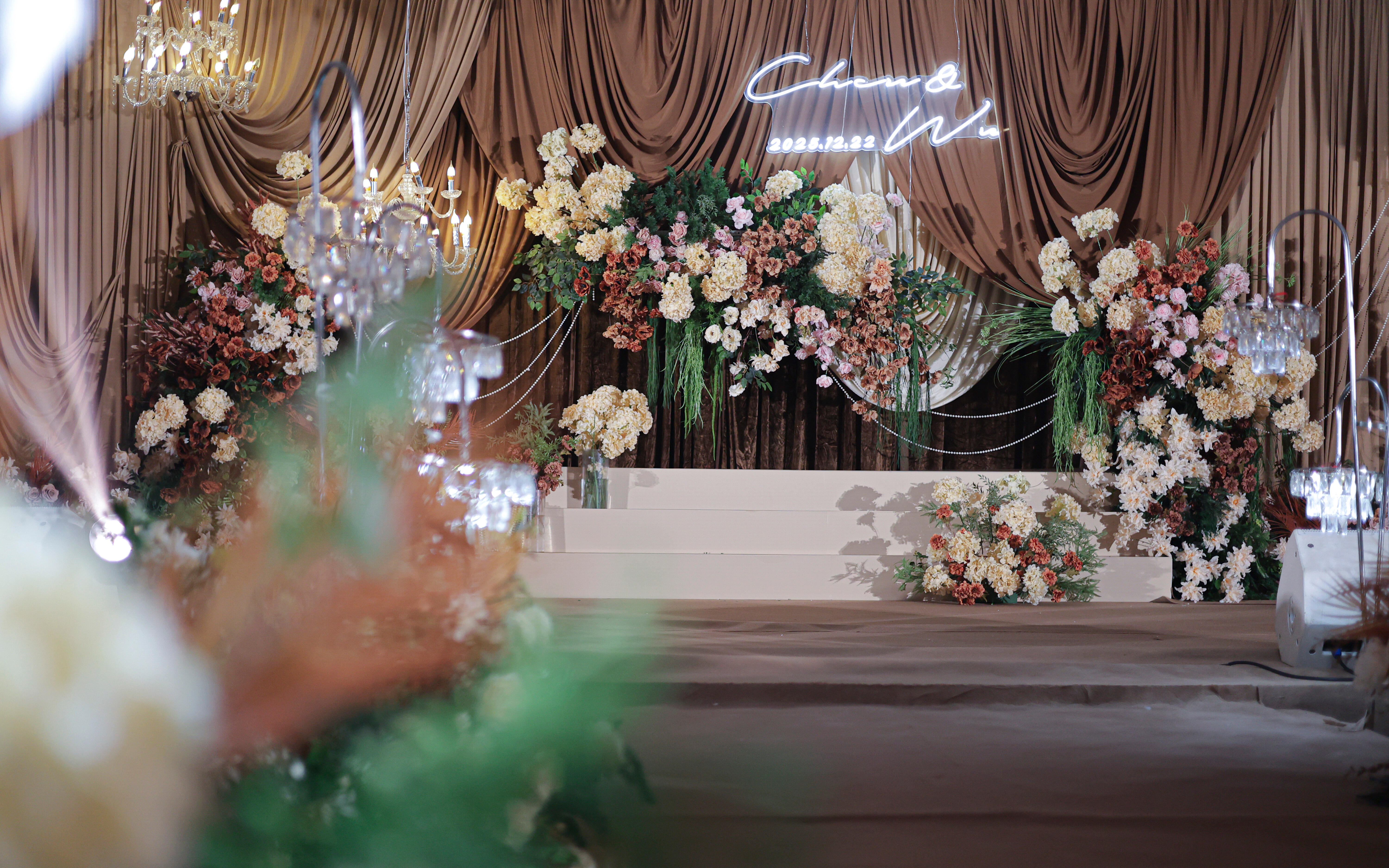 浪漫婚禮定制-奶茶棕