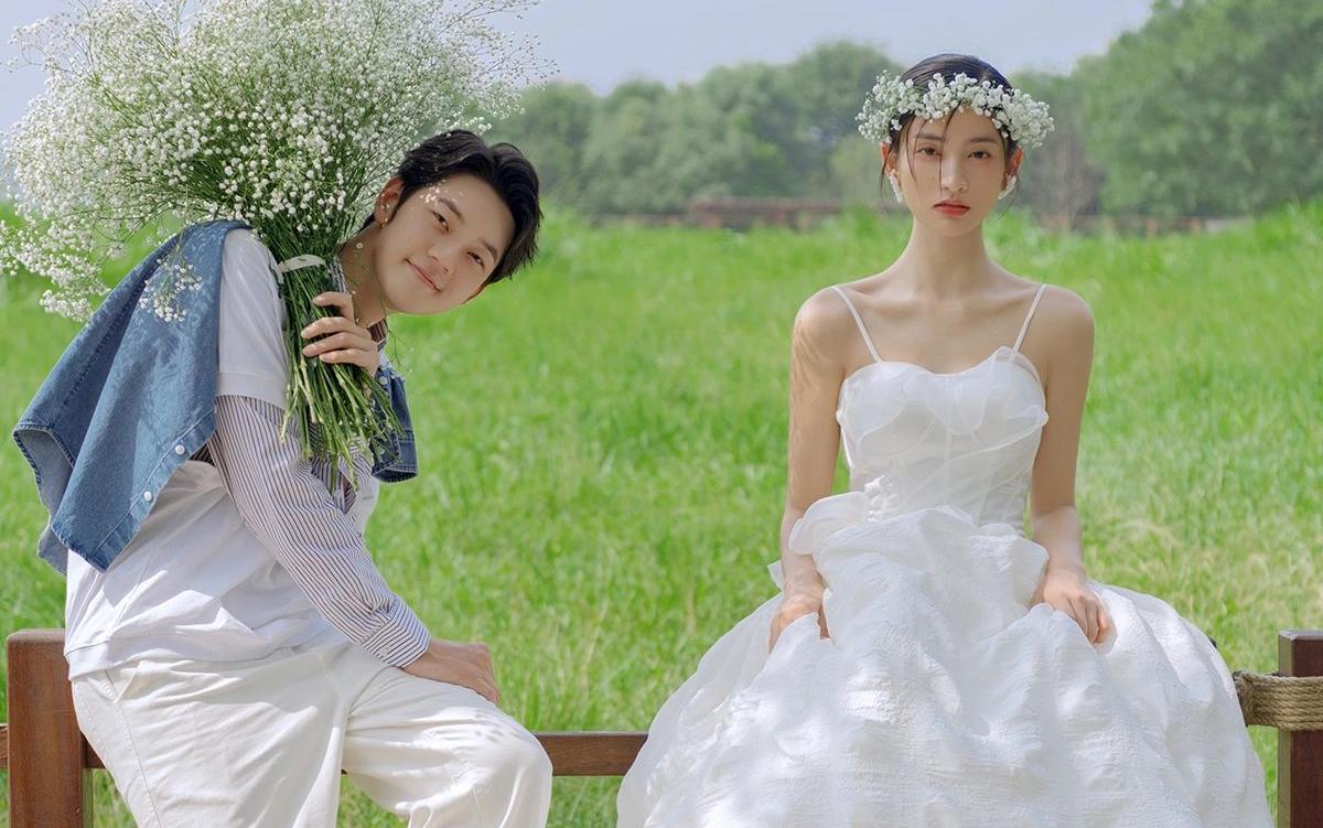 【鹿屿映画】小清新草坪婚纱照