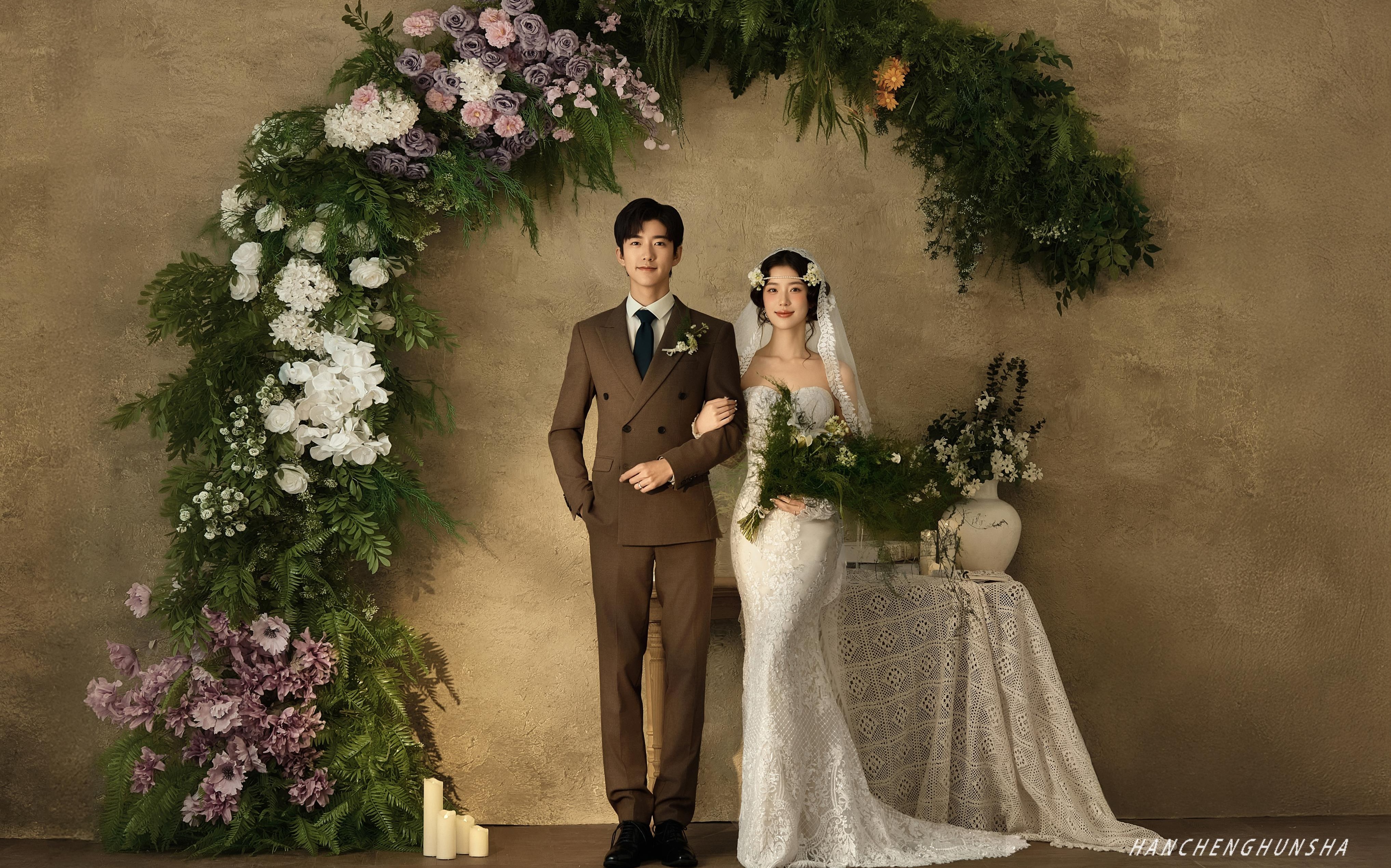 拍到了电影里的南法风复古氛围婚纱照🎬
