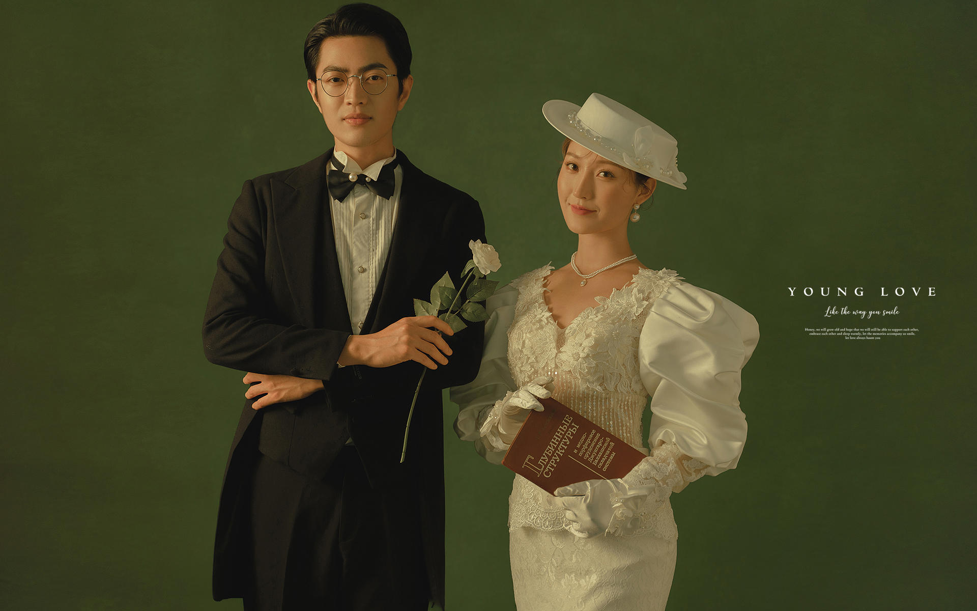 復(fù)古法式油畫(huà)風(fēng)婚紗照