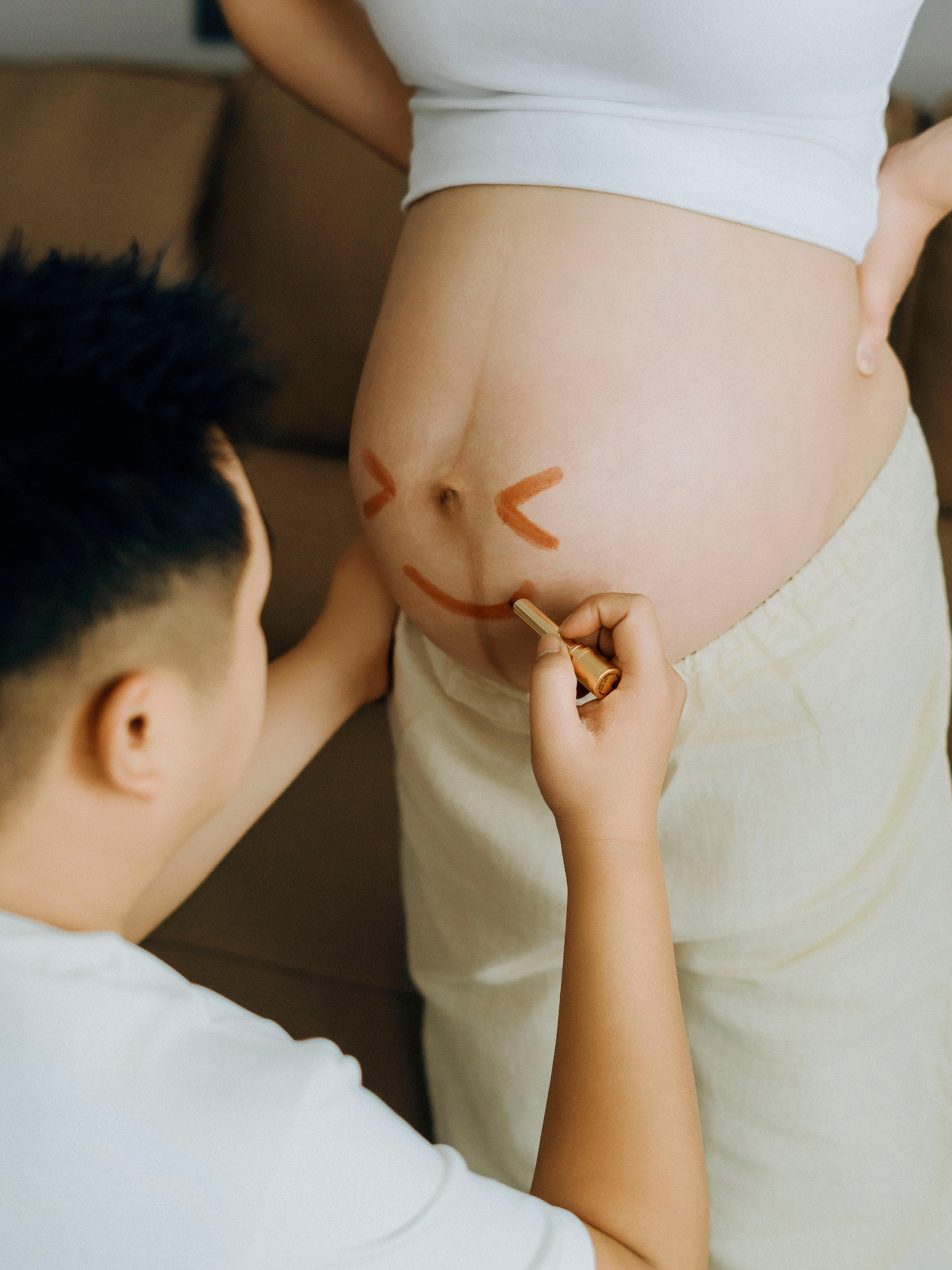 胶片居家孕照