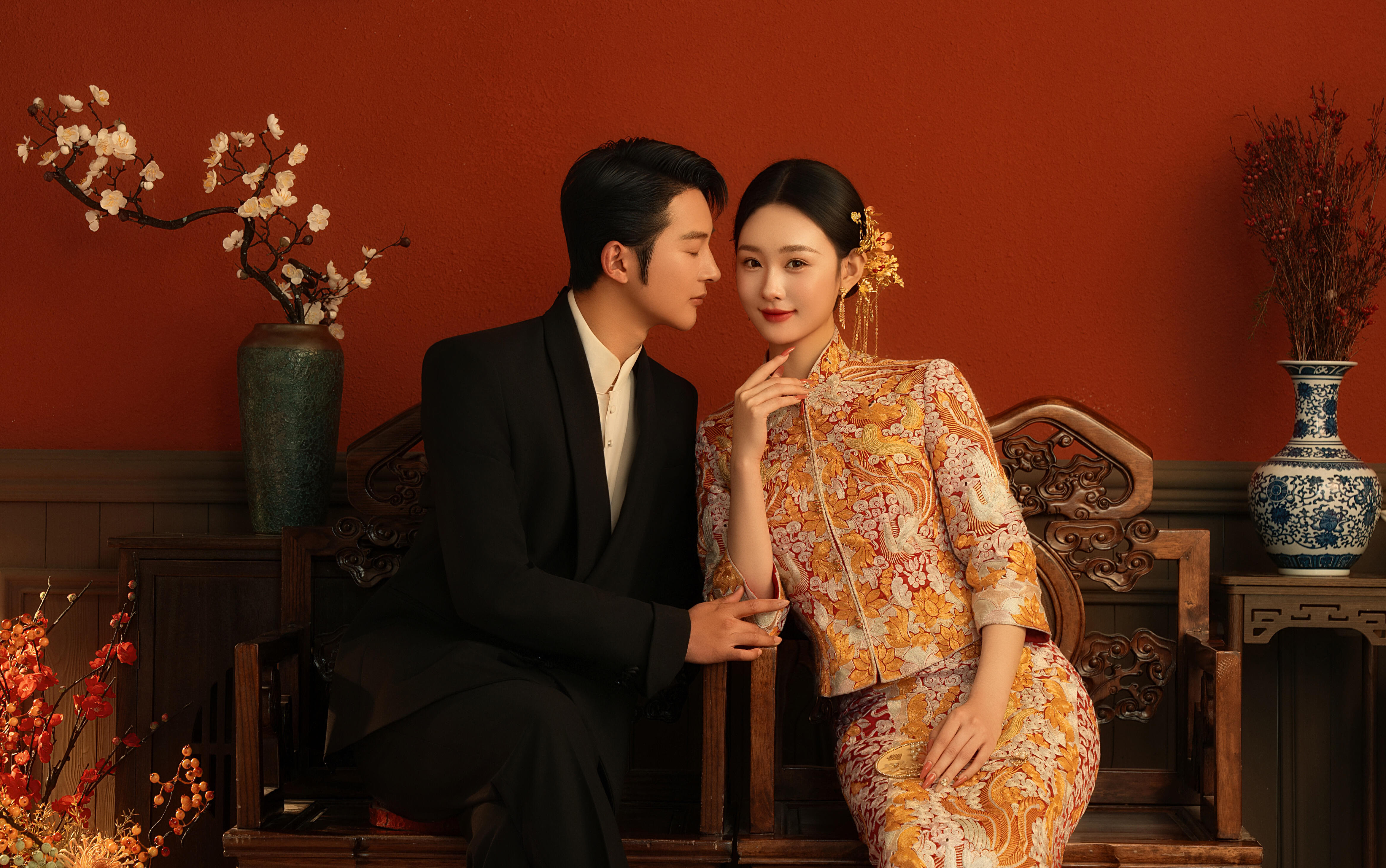 中式嫁衣一穿就是一辈子的浪漫这才是中国人的天花板