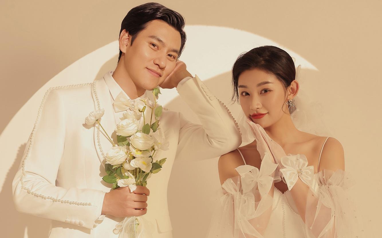 滿滿氛圍感的儀式感光影婚紗照