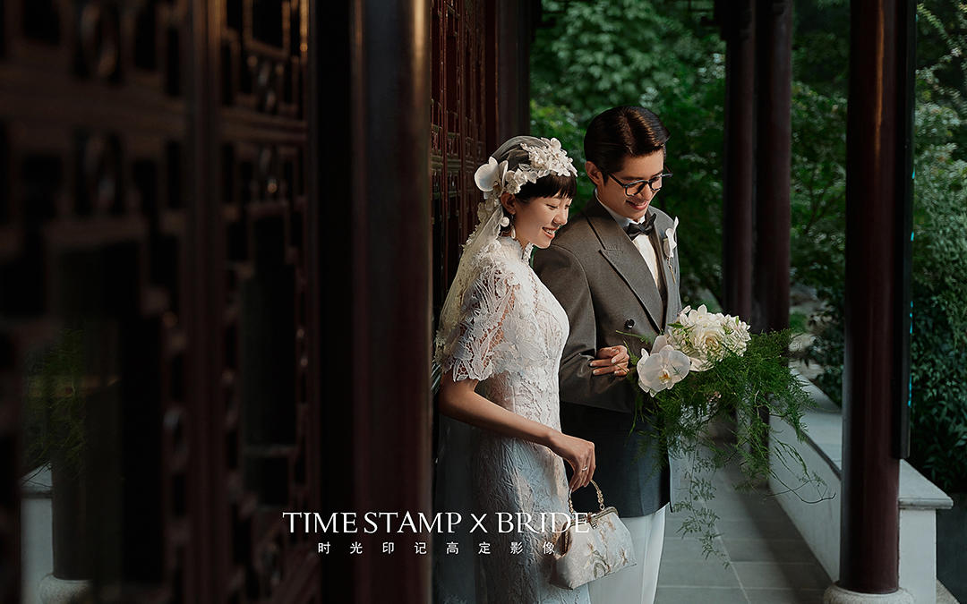 经典复古的民国风园林婚纱照, 记录幸福的时刻！