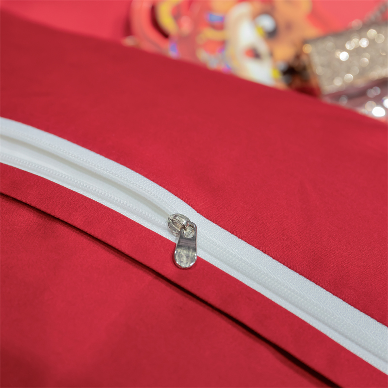 新款水洗磨毛刺繡四件套婚慶系列959611（床單+被套+2個(gè)枕套））